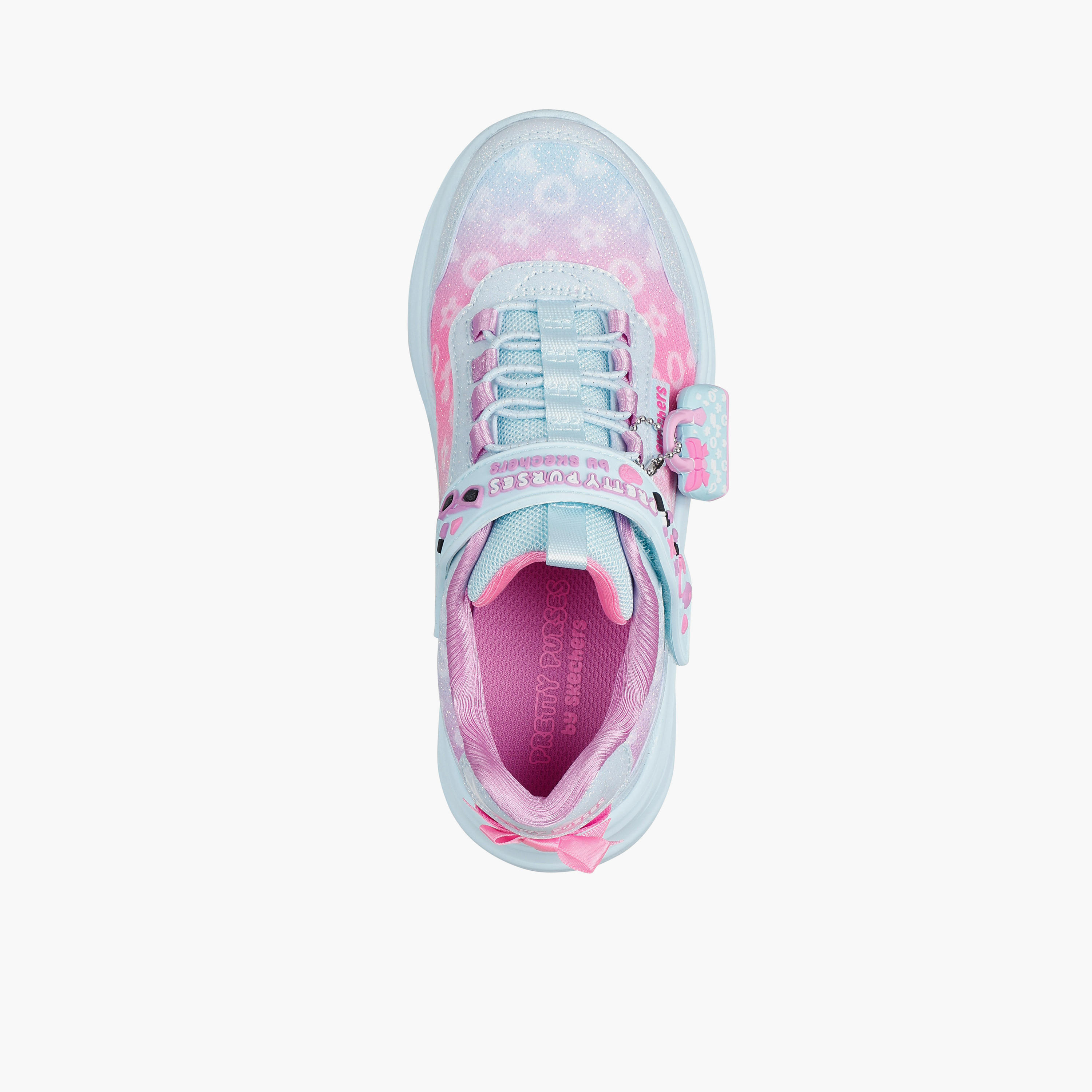 Skechers Girls POWER JAMS 2.0 Hook & Loop Sneakers - 302199L-AQMT-CP-girls-shoes-sports-image-2