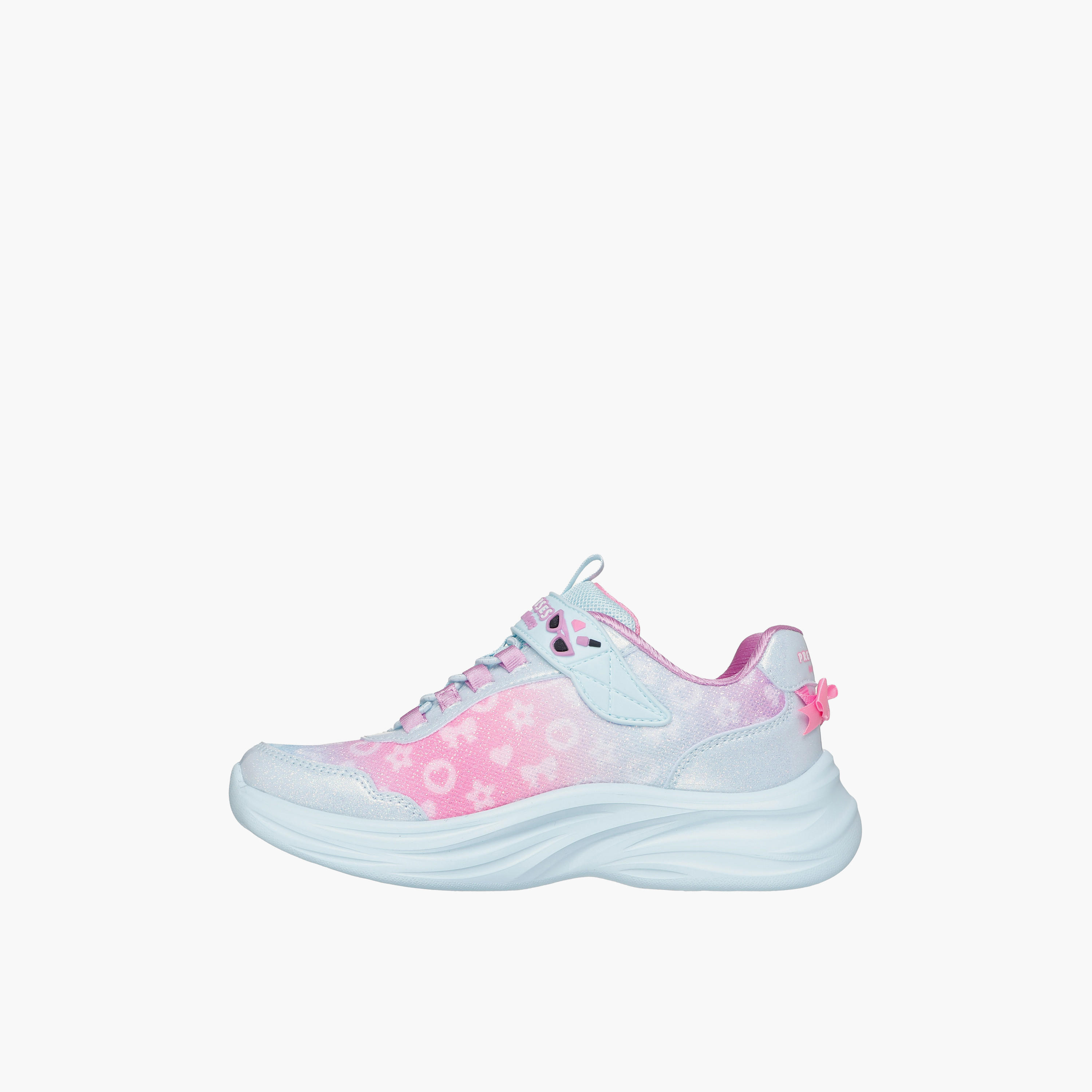 Skechers Girls POWER JAMS 2.0 Hook & Loop Sneakers - 302199L-AQMT-CP-girls-shoes-sports-image-4