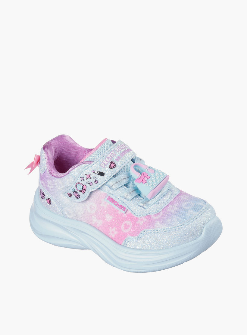 Skechers Girls POWER JAMS 2.0 Hook & Loop Sneakers-baby-girls-shoes-closedshoes-image-4