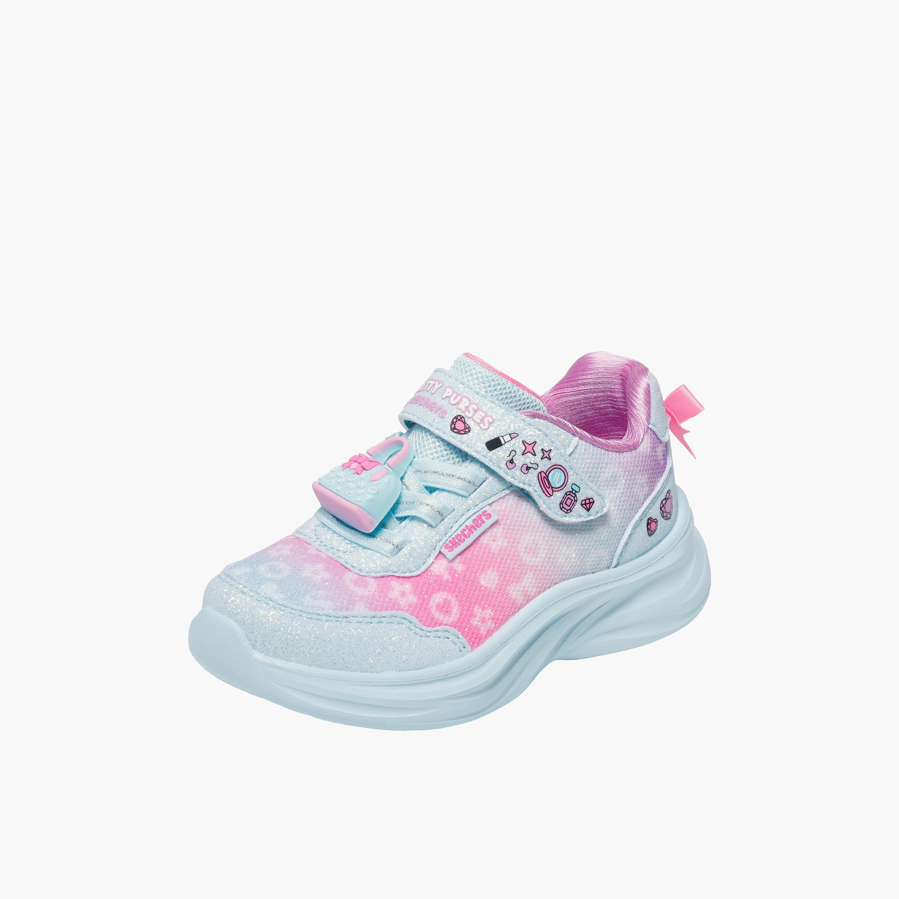 Skechers Girls POWER JAMS 2.0 Hook & Loop Sneakers-baby-girls-shoes-closedshoes-image-6