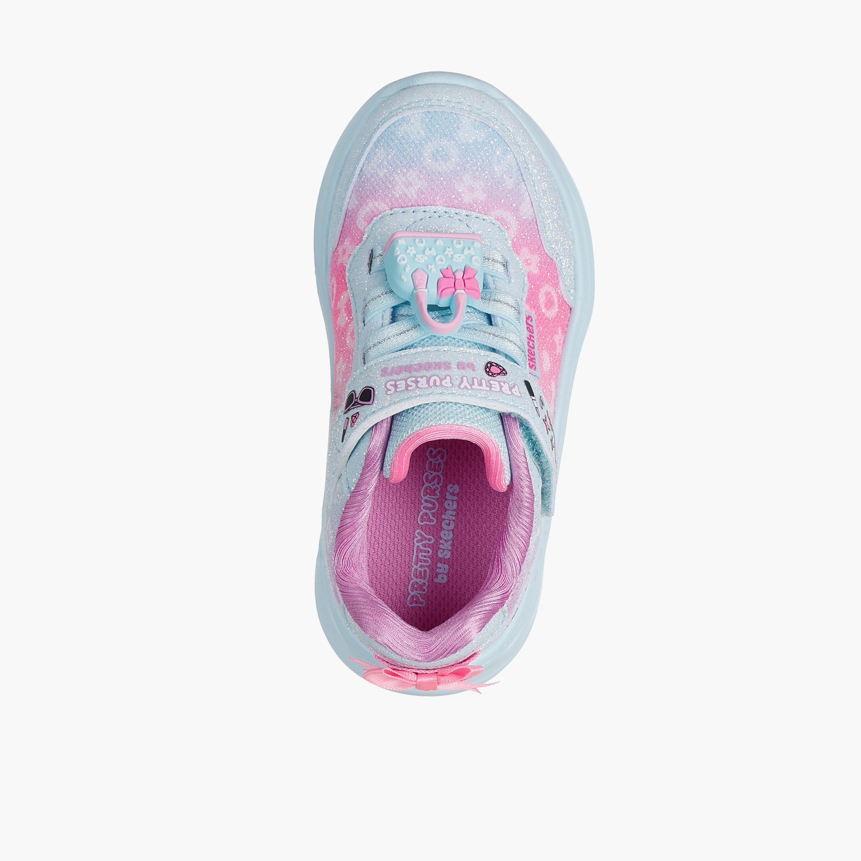 Skechers Girls POWER JAMS 2.0 Hook & Loop Sneakers-baby-girls-shoes-closedshoes-image-2