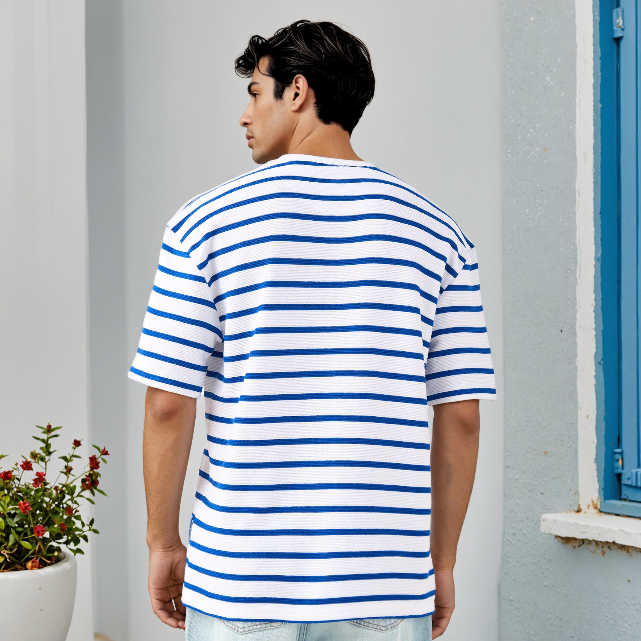 Lee Cooper Striped T-shirt with Chest Embroidery-men-clothing-tshirtsandpolos-tshirts-image-3