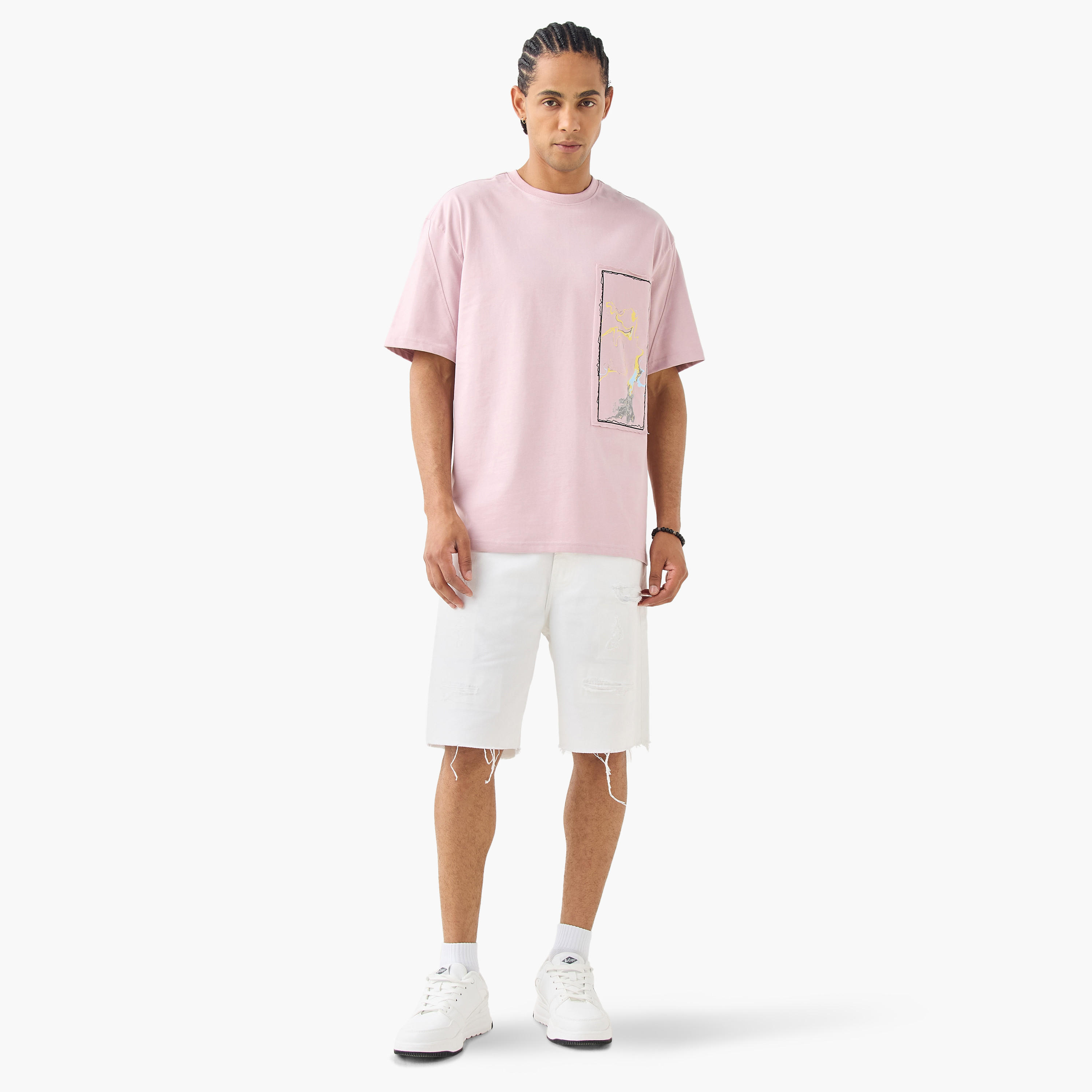 Lee Cooper Applique Detail Crew Neck T-shirt-men-clothing-tshirtsandpolos-tshirts-image-2