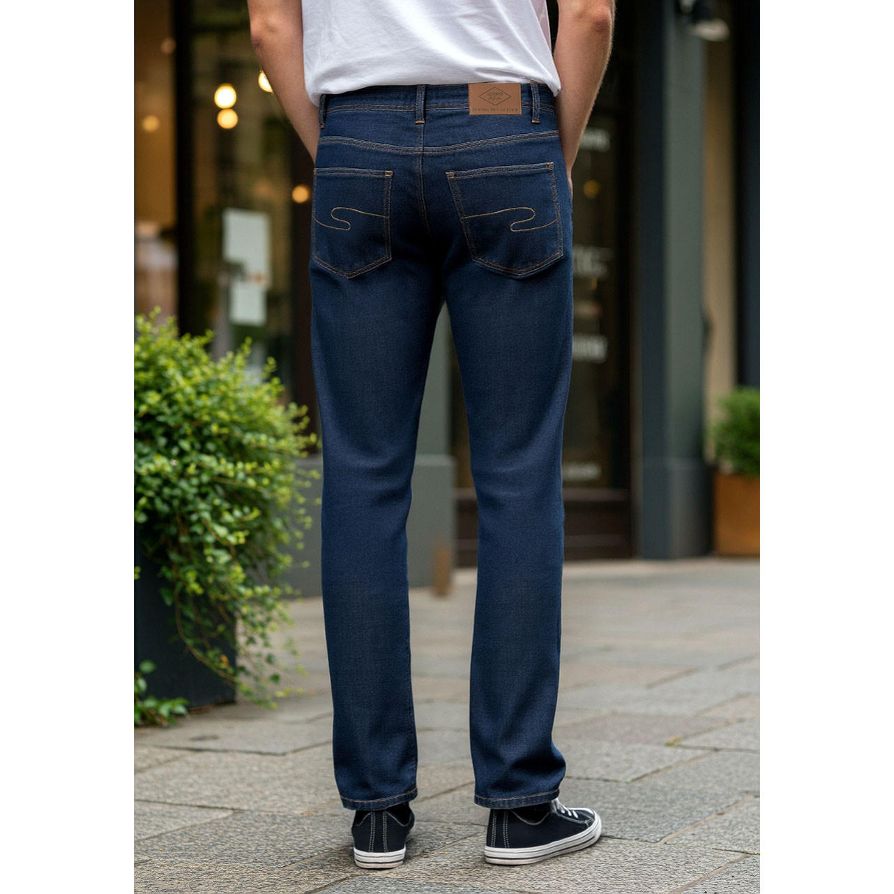 بنطلون جينز بقصّة سليم للرجال من لي كوبر-men-clothing-jeans-image-3