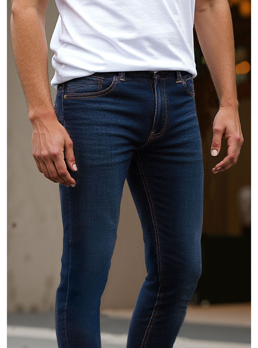 بنطلون جينز بقصّة سليم للرجال من لي كوبر-men-clothing-jeans-image-4