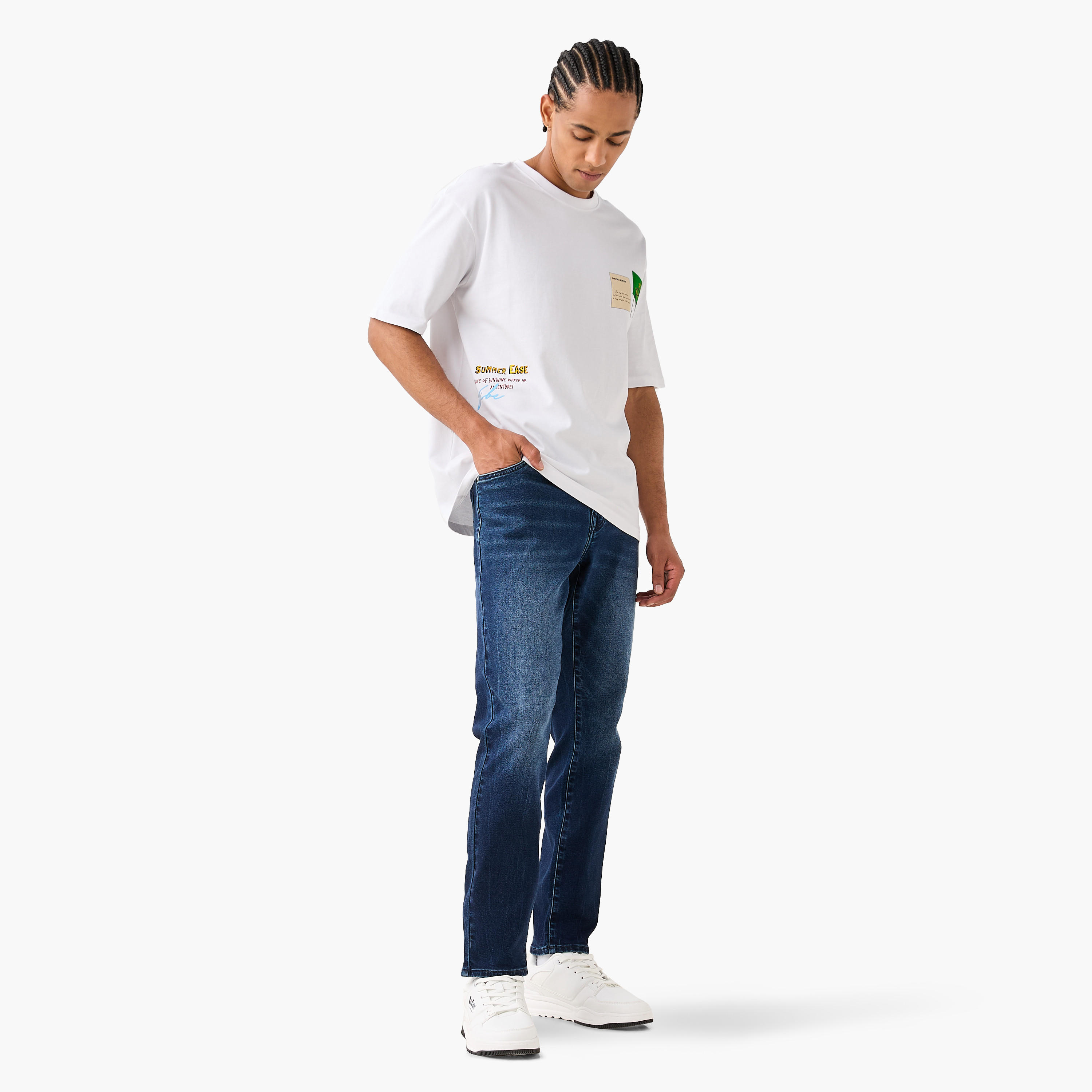 Lee Cooper Slim Fit Jeans with Pockets-men-clothing-bottoms-jeans-image-2