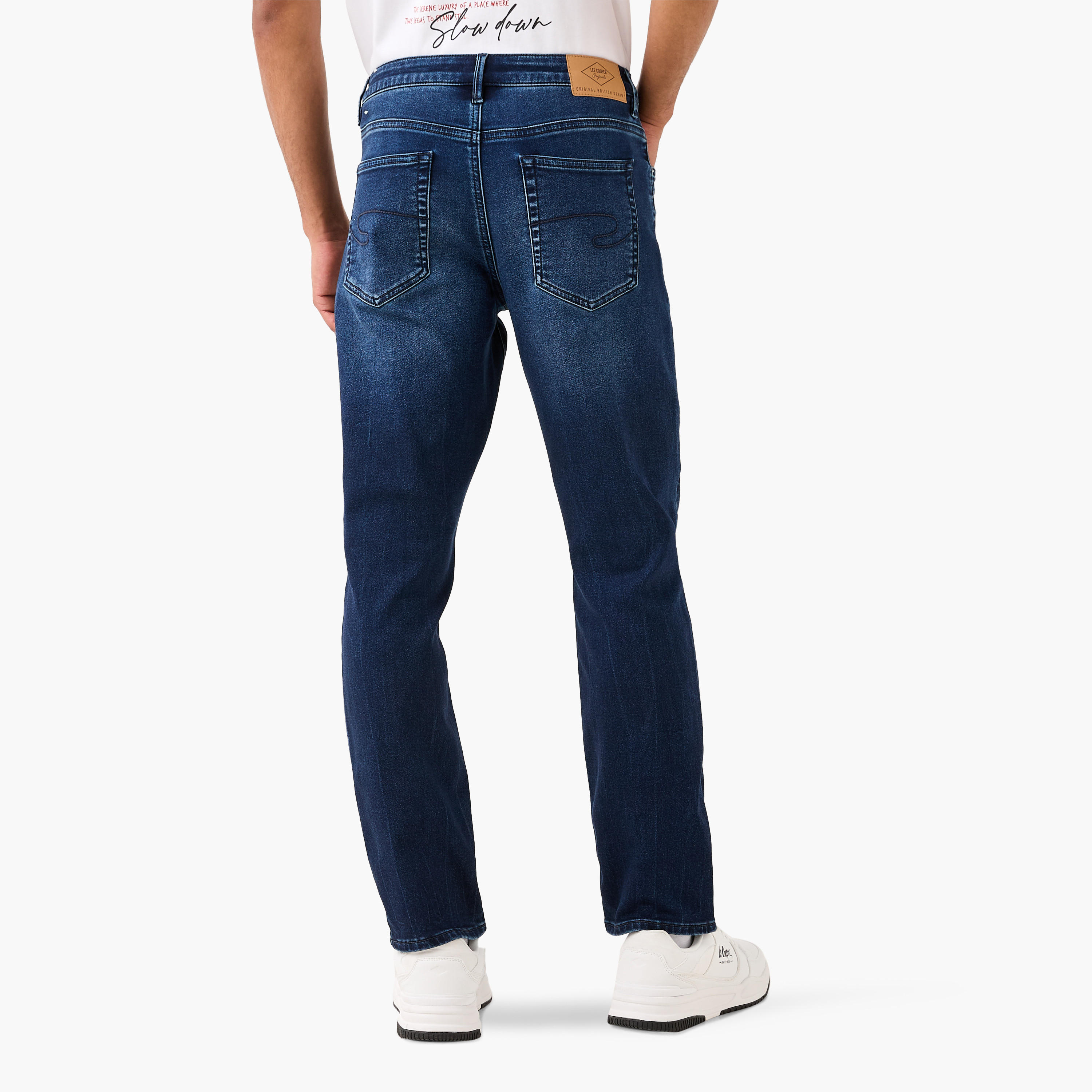 Lee Cooper Slim Fit Jeans with Pockets-men-clothing-bottoms-jeans-image-3
