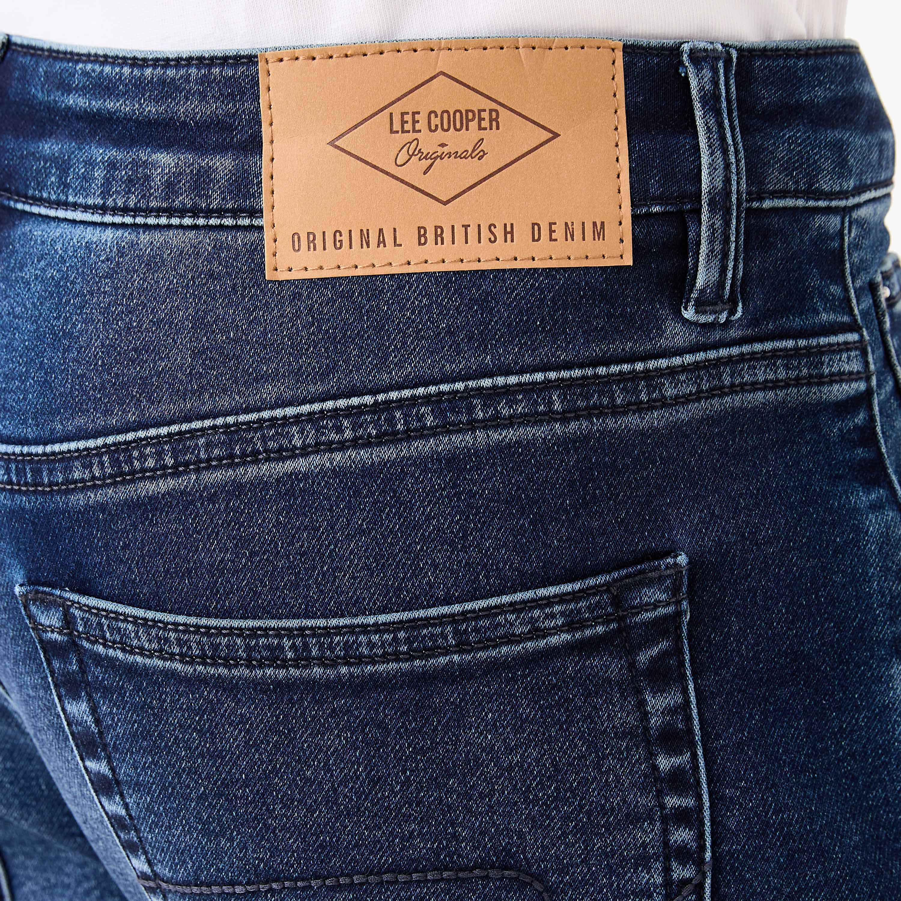 Lee Cooper Slim Fit Jeans with Pockets-men-clothing-bottoms-jeans-image-5