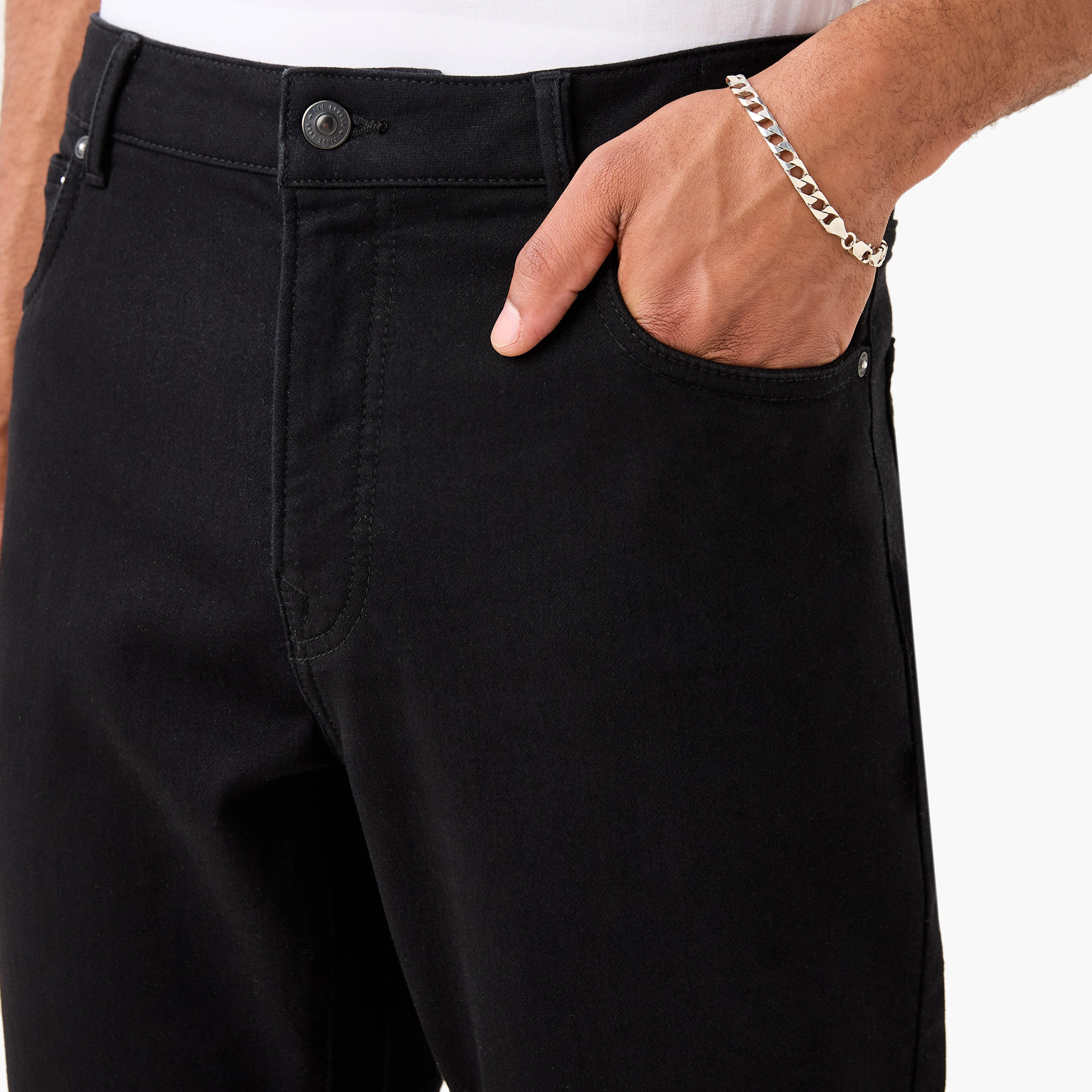 Lee Cooper Slim Fit Jeans with Pockets-men-clothing-bottoms-jeans-image-4