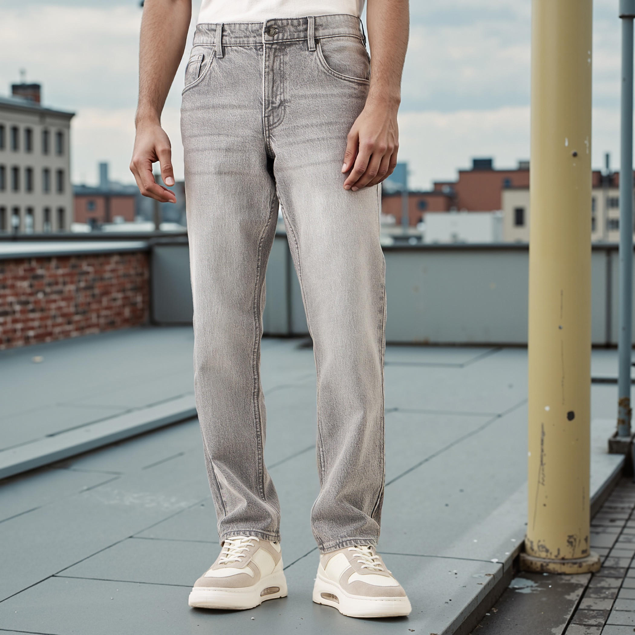 بنطلون جينز بقصّة مستقيمة للرجال من لي كوبر -men-clothing-bottoms-jeans-image-1