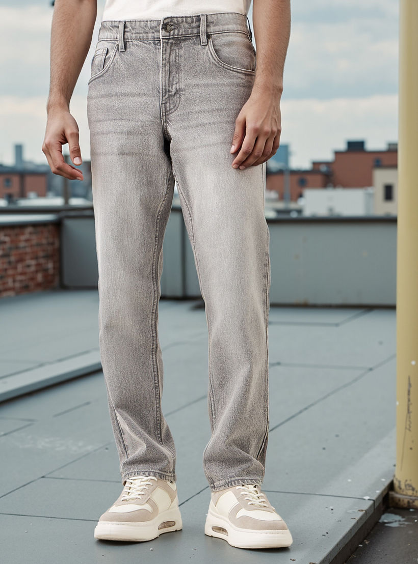 بنطلون جينز بقصّة مستقيمة للرجال من لي كوبر -men-clothing-bottoms-jeans-image-1