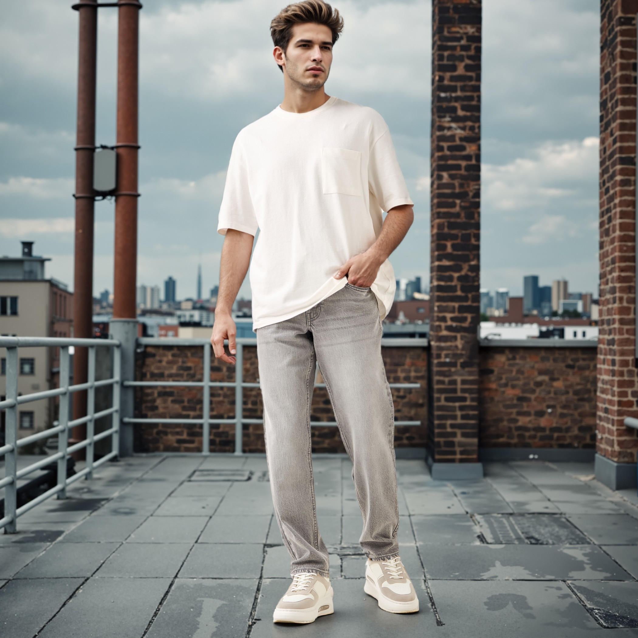 بنطلون جينز بقصّة مستقيمة للرجال من لي كوبر -men-clothing-bottoms-jeans-image-2