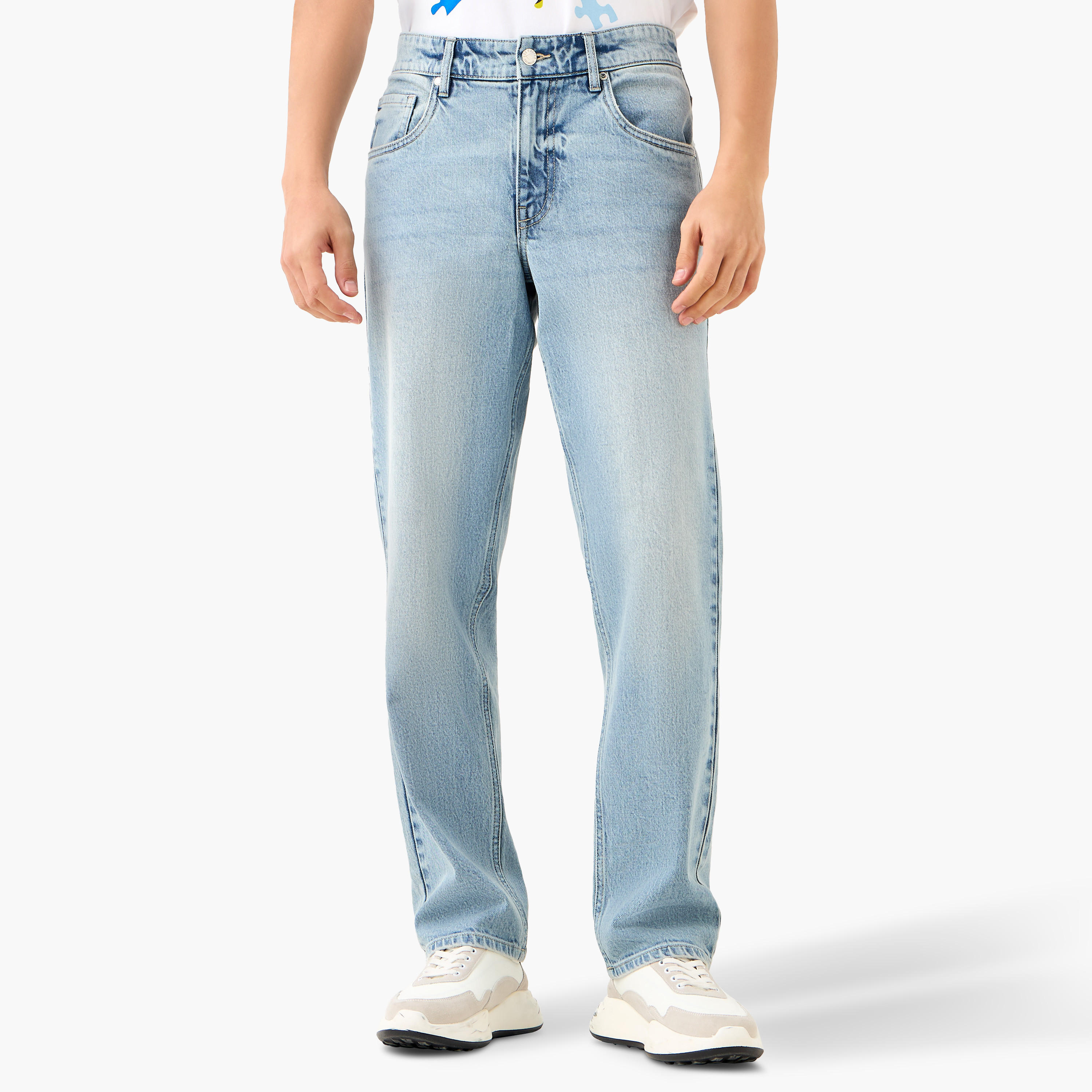 بنطلون جينز بقصّة مستقيمة للرجال من لي كوبر -men-clothing-bottoms-jeans-image-1