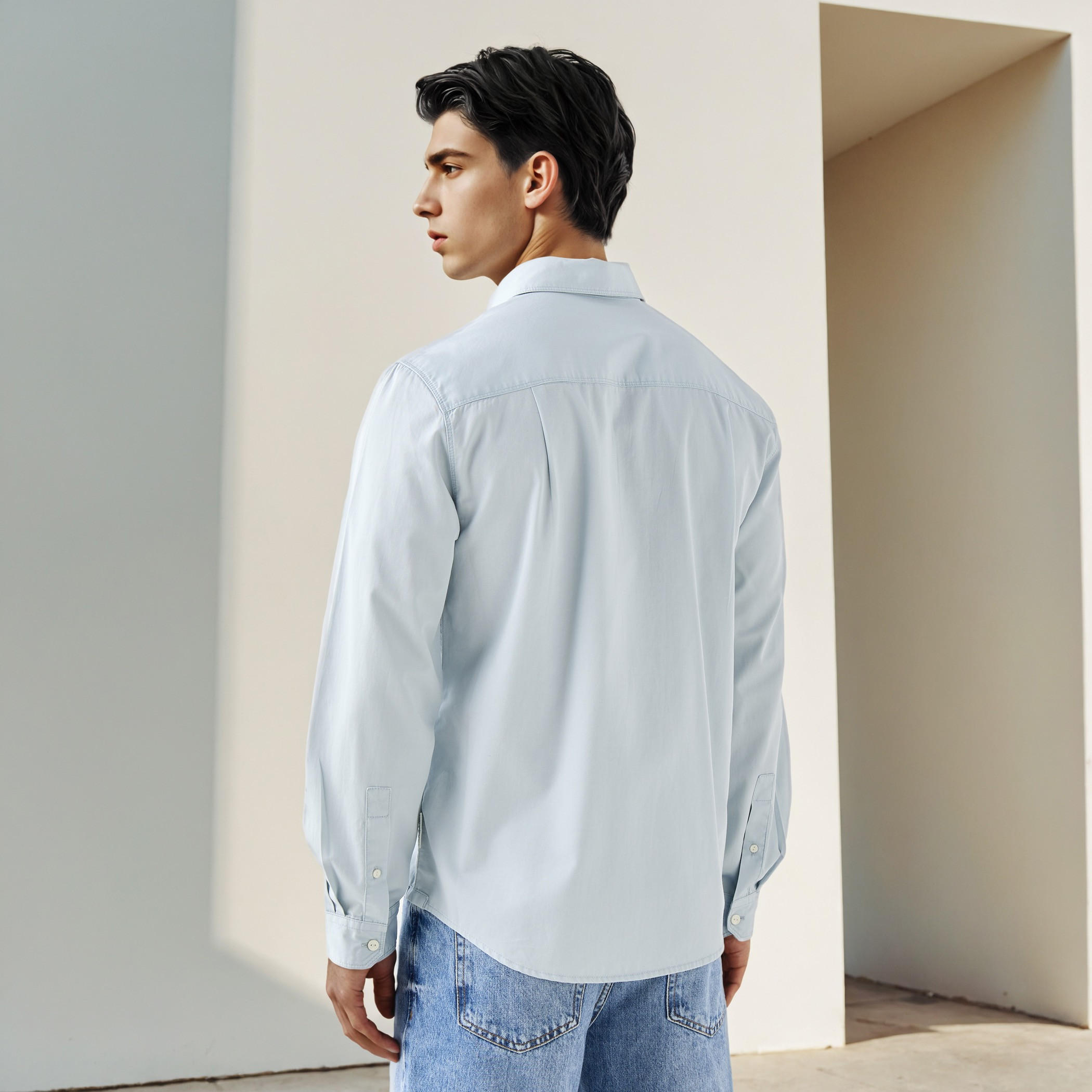 Lee Cooper Regular Fit Shirt with Pocket-men-clothing-shirts-image-3