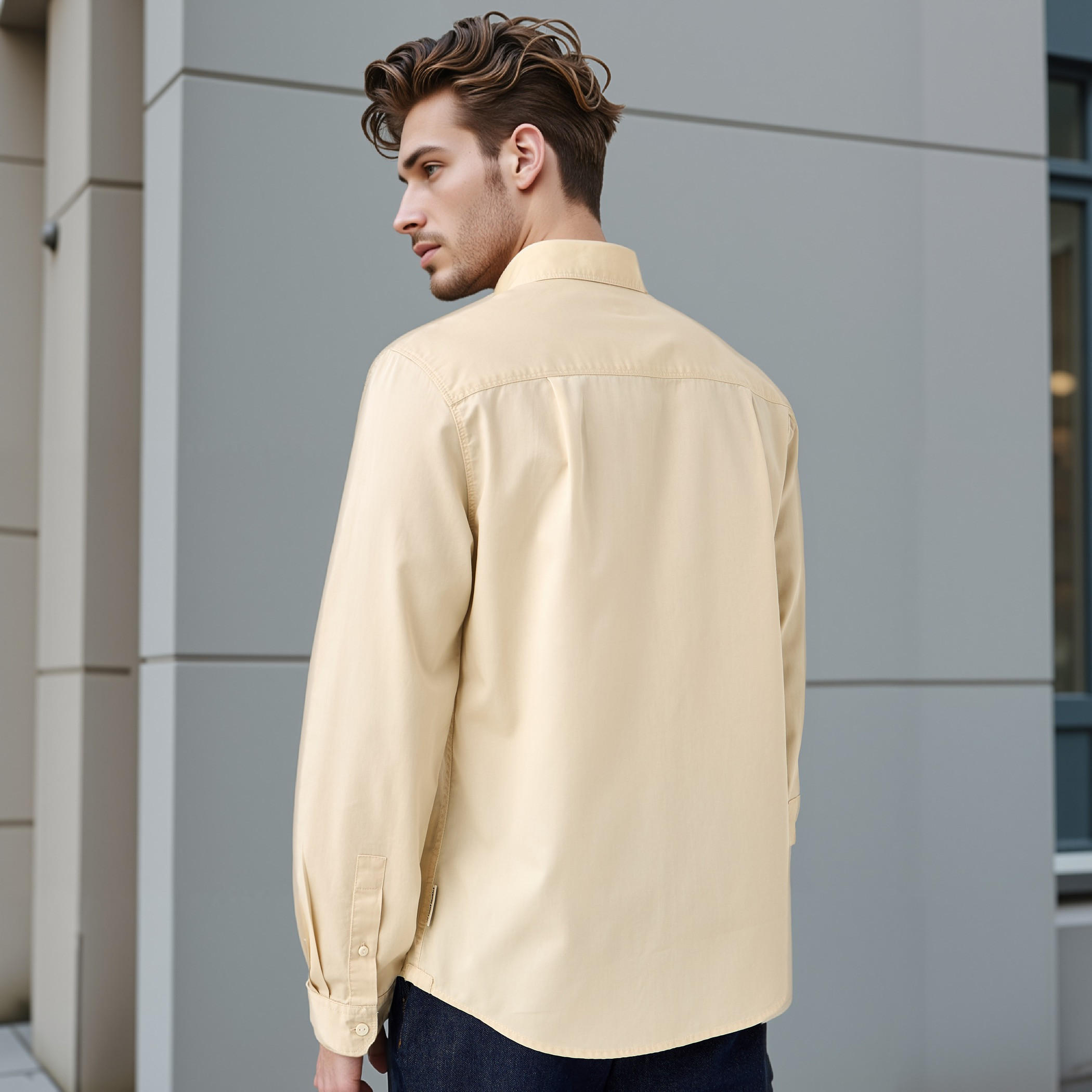 Lee Cooper Regular Fit Shirt with Pocket-men-clothing-shirts-image-3