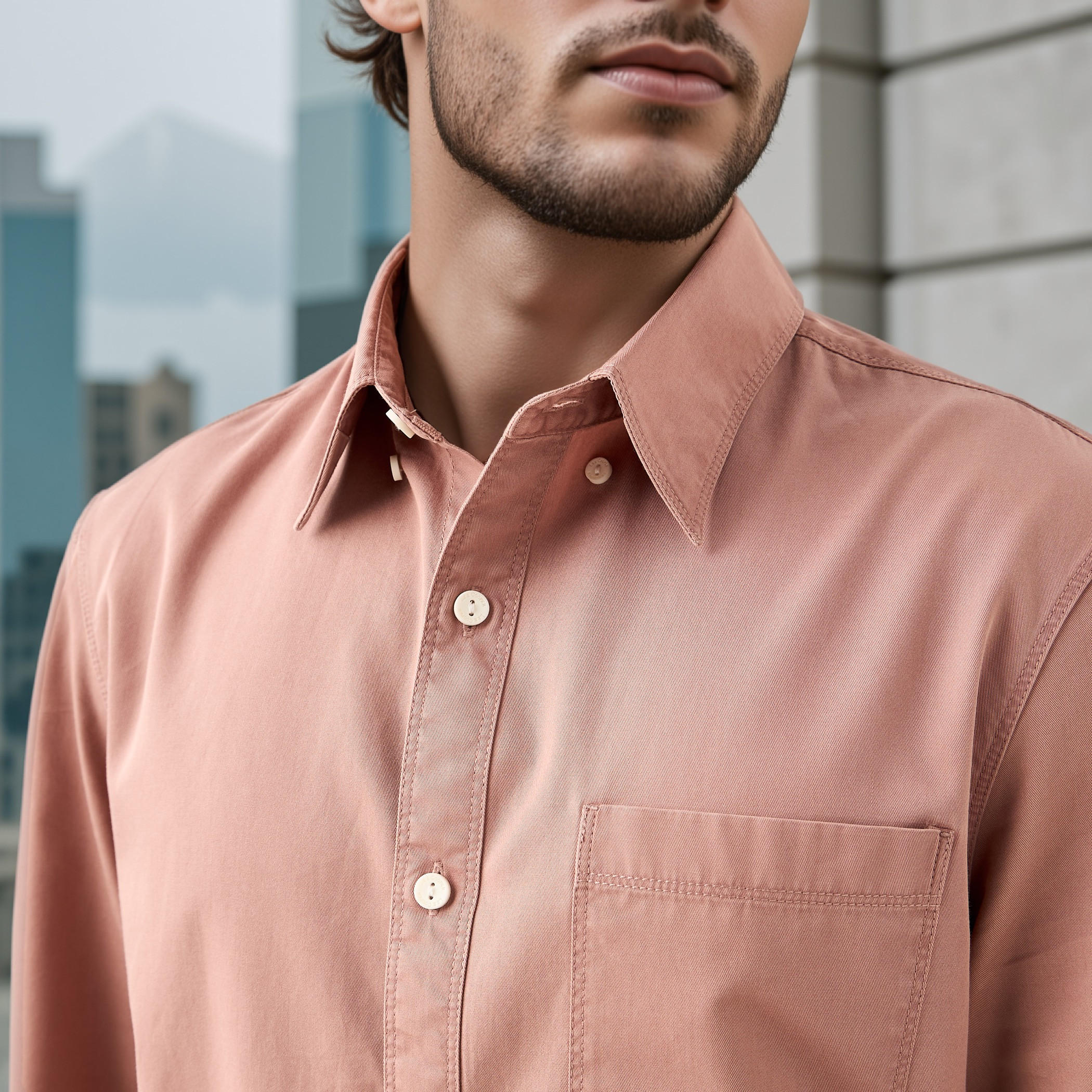 Lee Cooper Regular Fit Shirt with Pocket-men-clothing-shirts-image-5