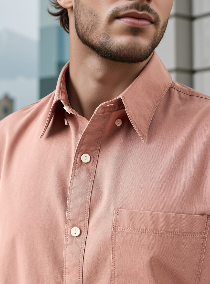 Lee Cooper Regular Fit Shirt with Pocket-men-clothing-shirts-image-5