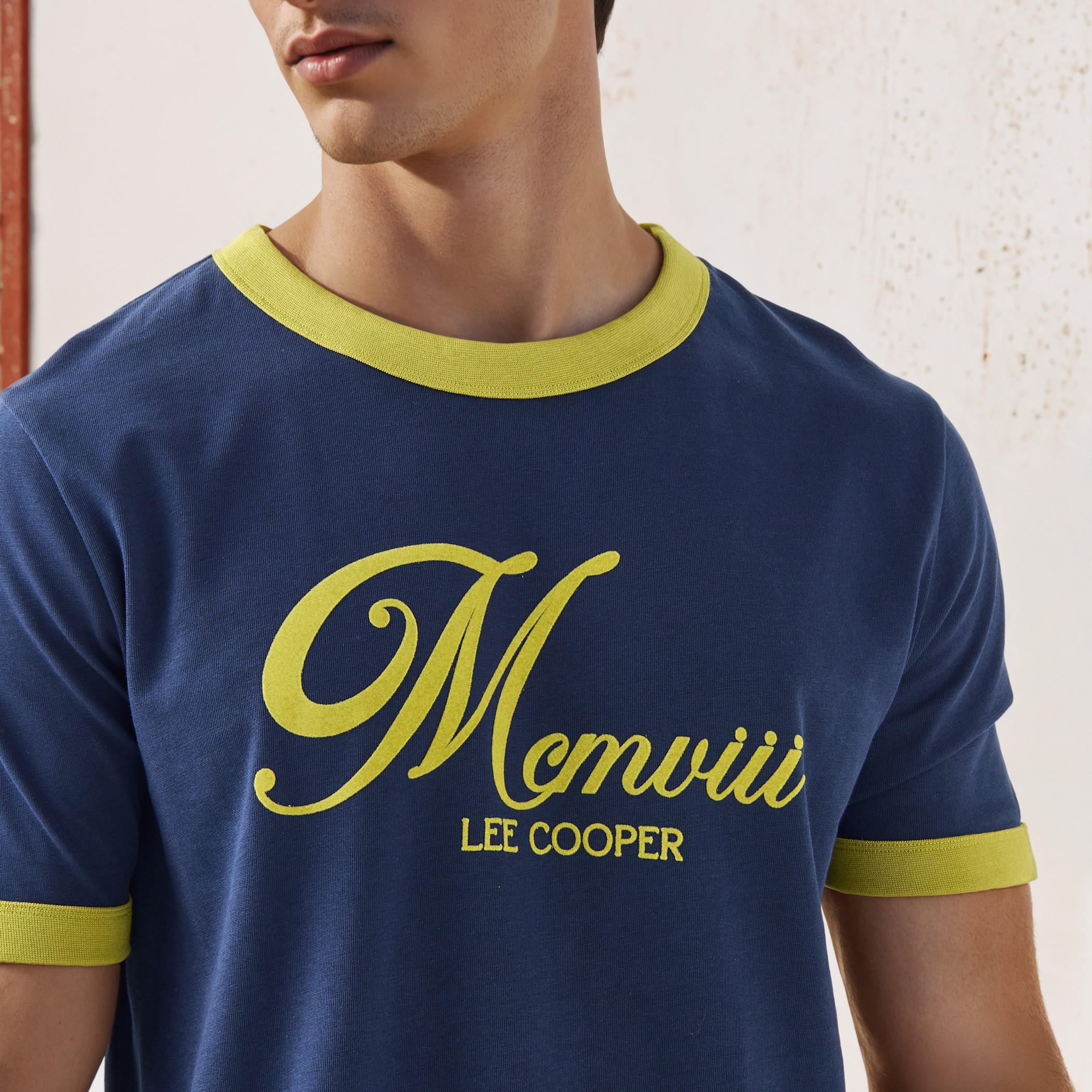 Lee Cooper Printed T-shirt with Crew Neck-men-clothing-tshirtsandpolos-tshirts-image-4