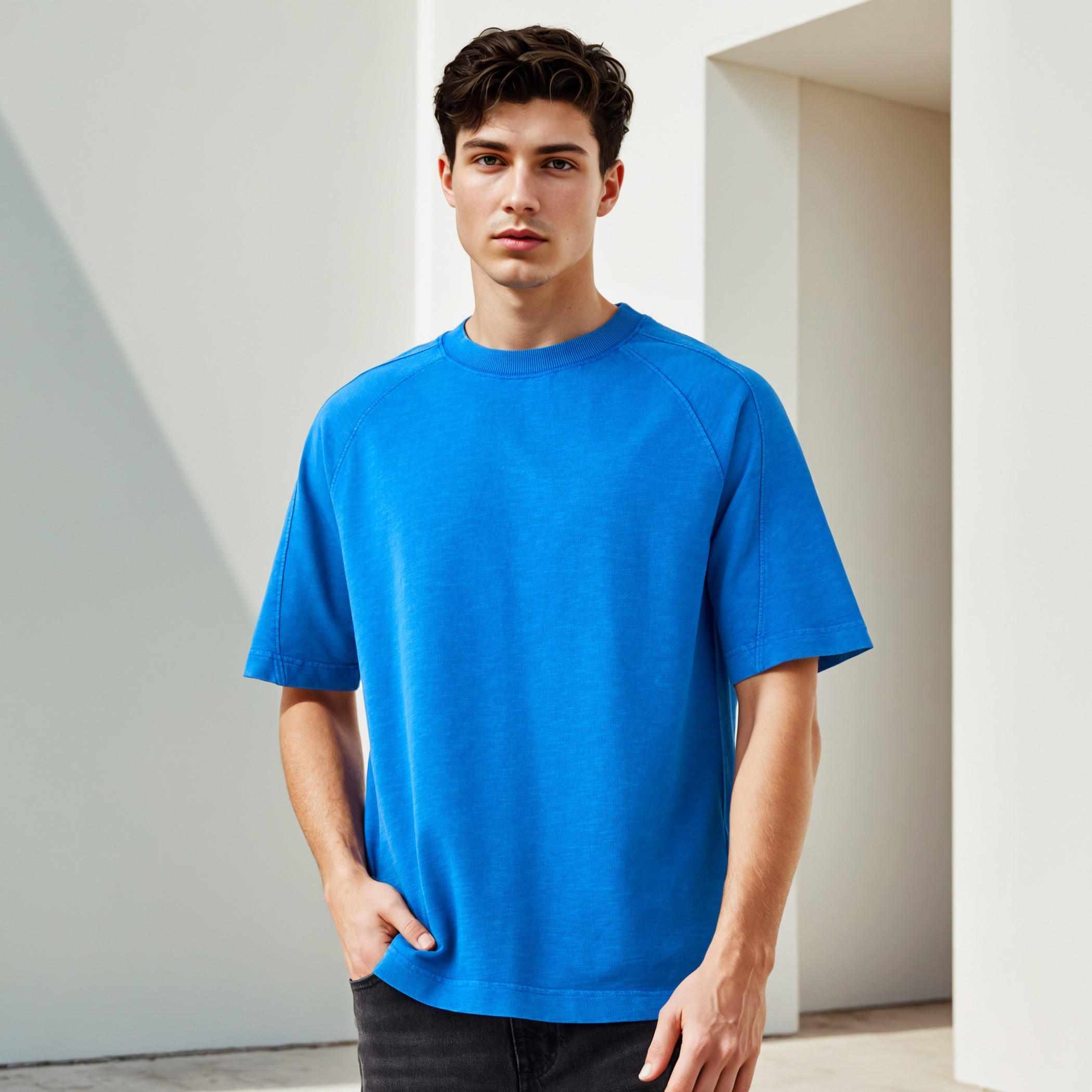 تيشيرت متعدد التصاميم بياقة ضيقة من لي كوبر-men-clothing-tshirtsandpolos-tshirts-image-3