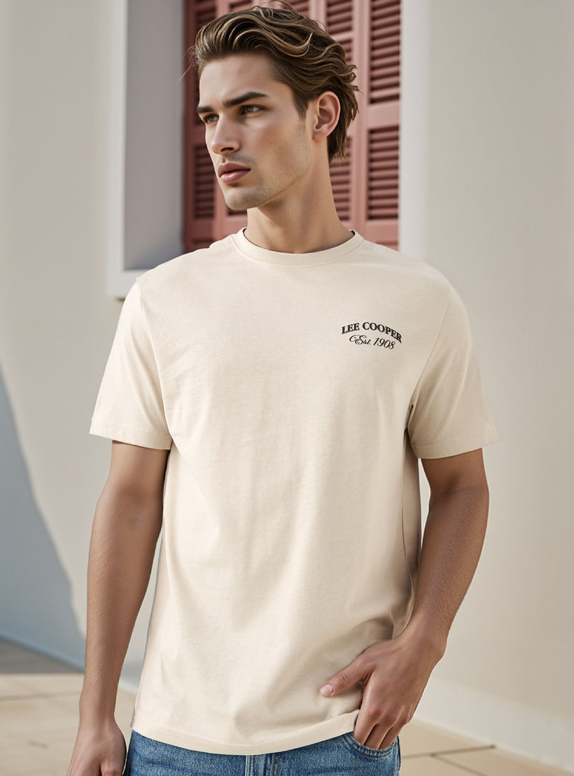 Lee Cooper Typographic Print Crew Neck T-shirt-men-clothing-tshirtsandpolos-tshirts-image-3
