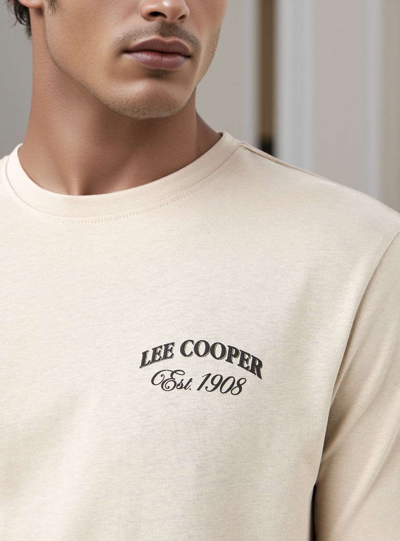 Lee Cooper Typographic Print Crew Neck T-shirt-men-clothing-tshirtsandpolos-tshirts-image-4