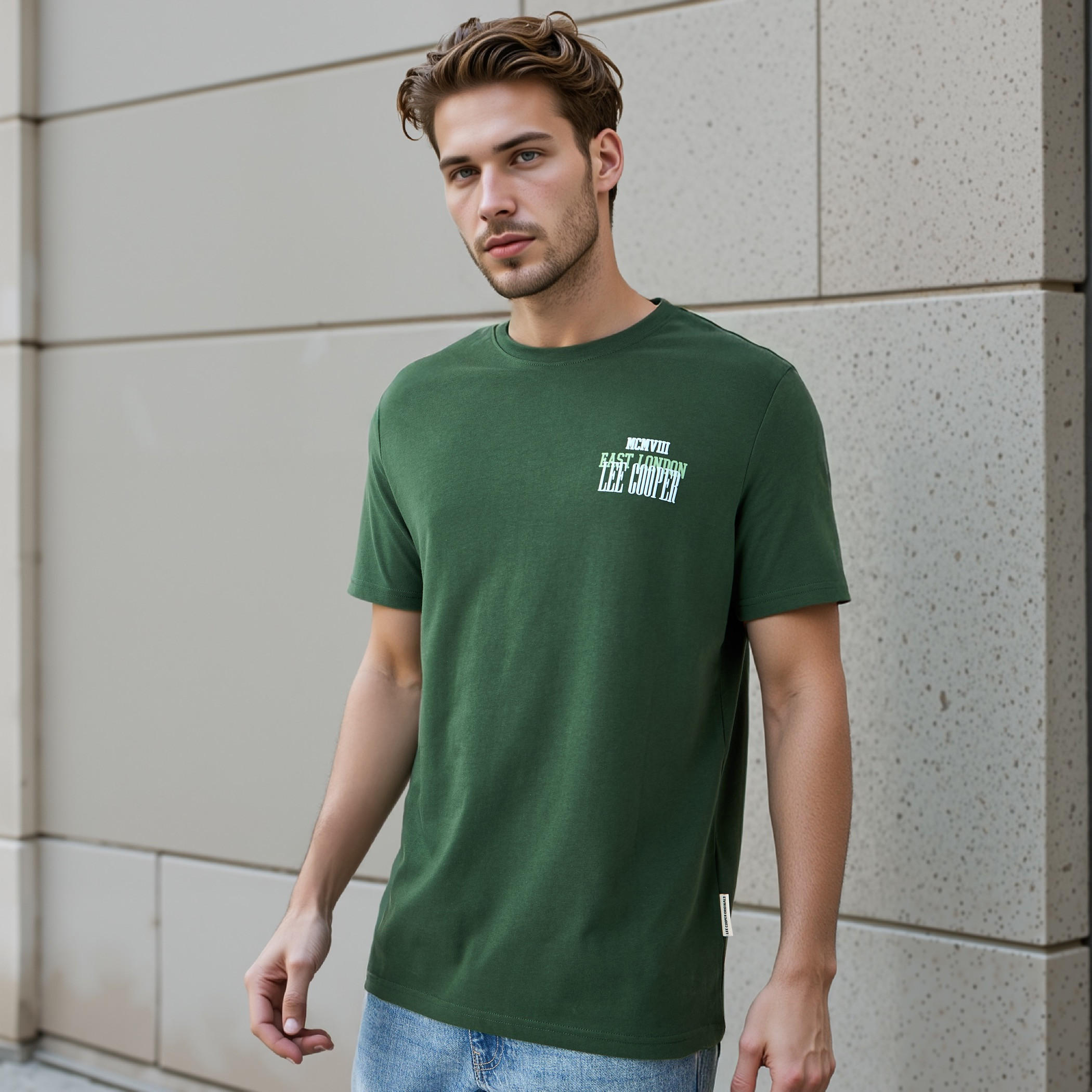Lee Cooper Typographic Print Crew Neck T-shirt-men-clothing-tshirtsandpolos-tshirts-image-3