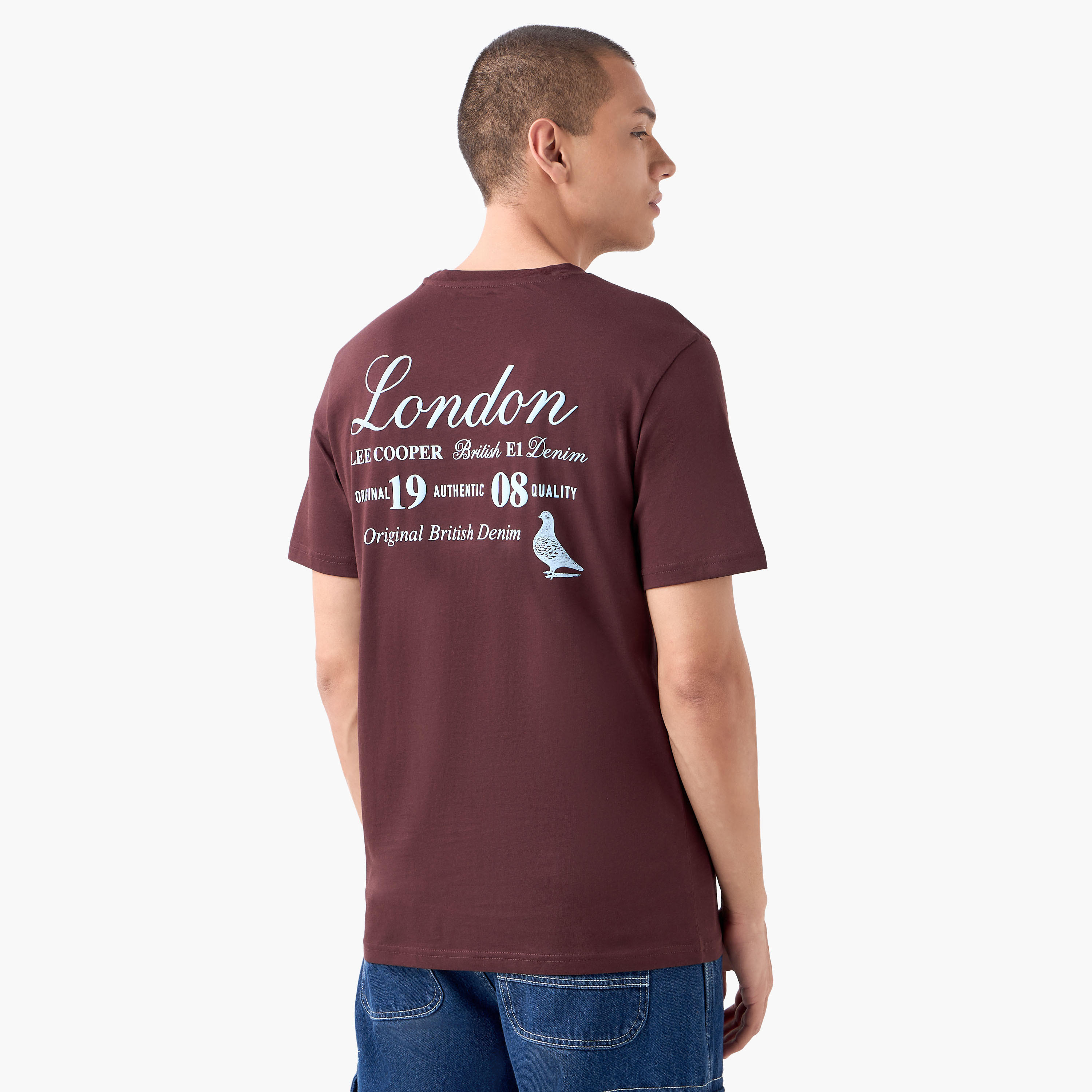 Lee Cooper Typographic Print Crew Neck T-shirt-men-clothing-tshirtsandpolos-tshirts-image-1