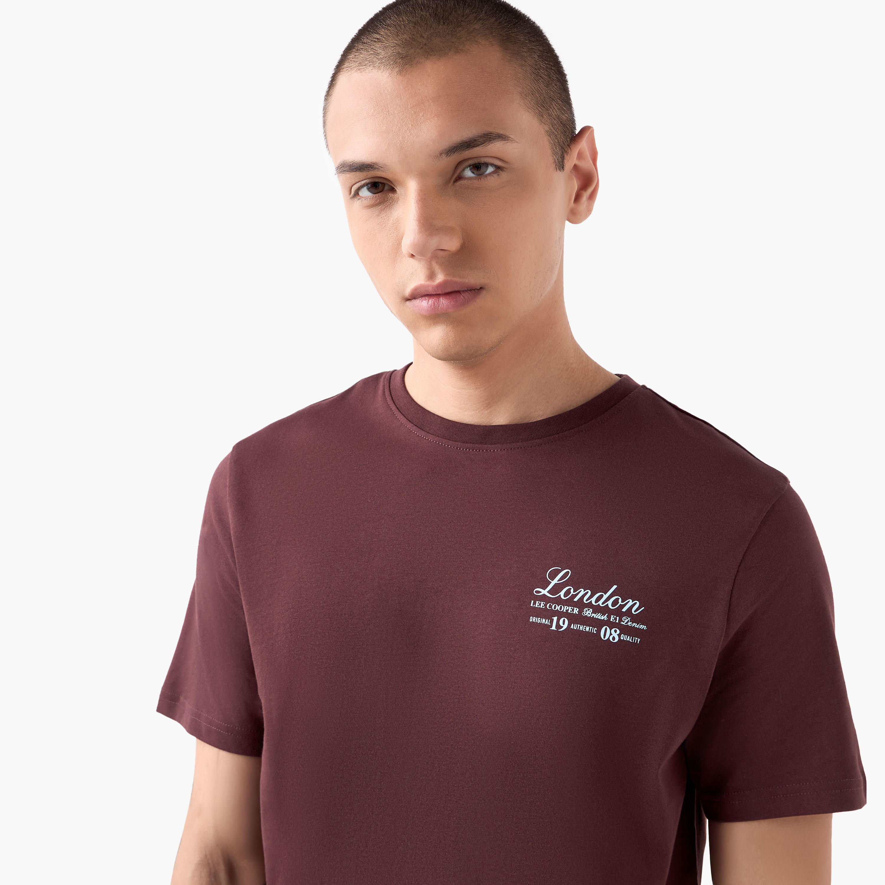 Lee Cooper Typographic Print Crew Neck T-shirt-men-clothing-tshirtsandpolos-tshirts-image-4