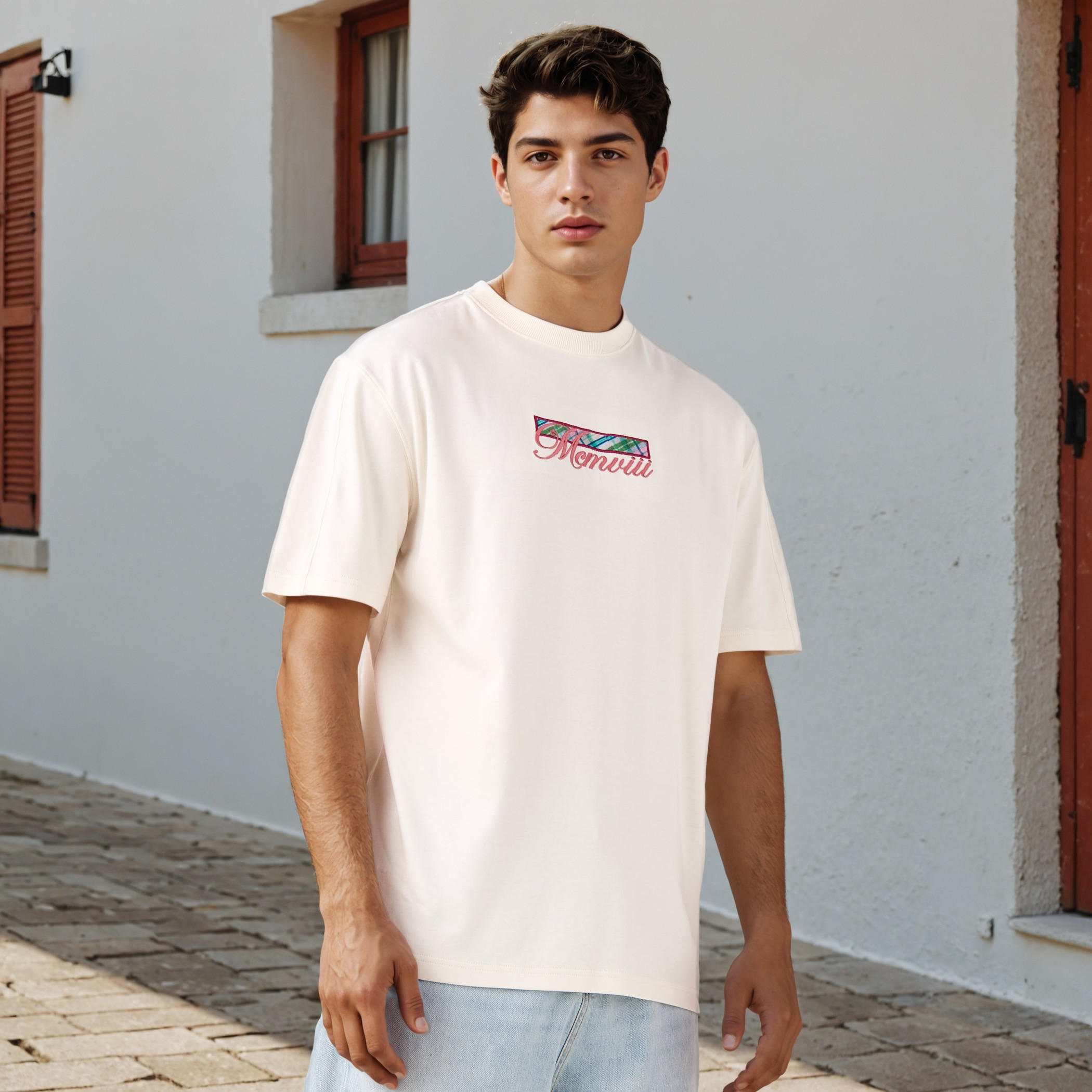 Lee Cooper Applique Detail Crew Neck T-shirt-men-clothing-tshirtsandpolos-tshirts-image-3