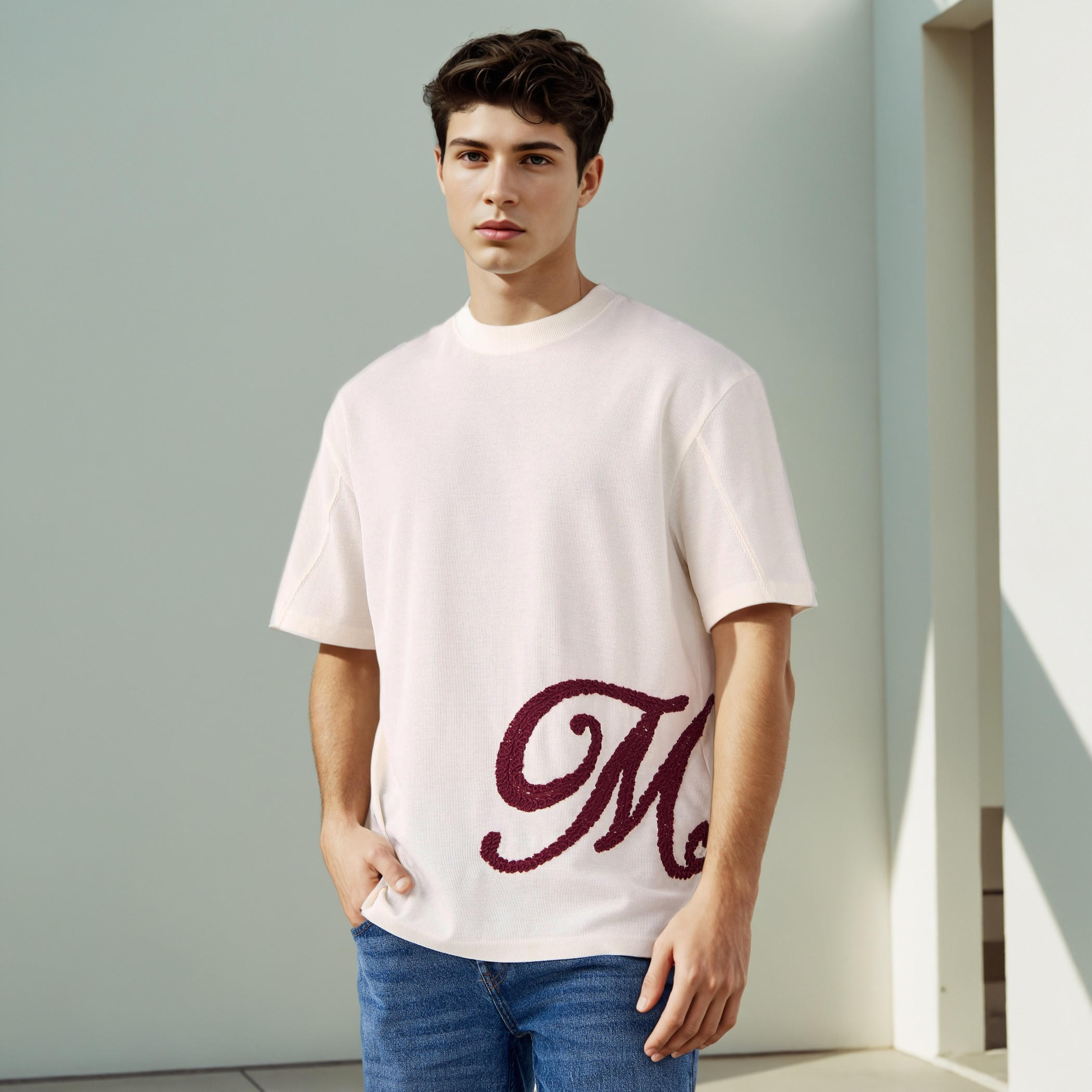 Lee Cooper Side Embroidered T-shirt-men-clothing-tshirtsandpolos-tshirts-image-1