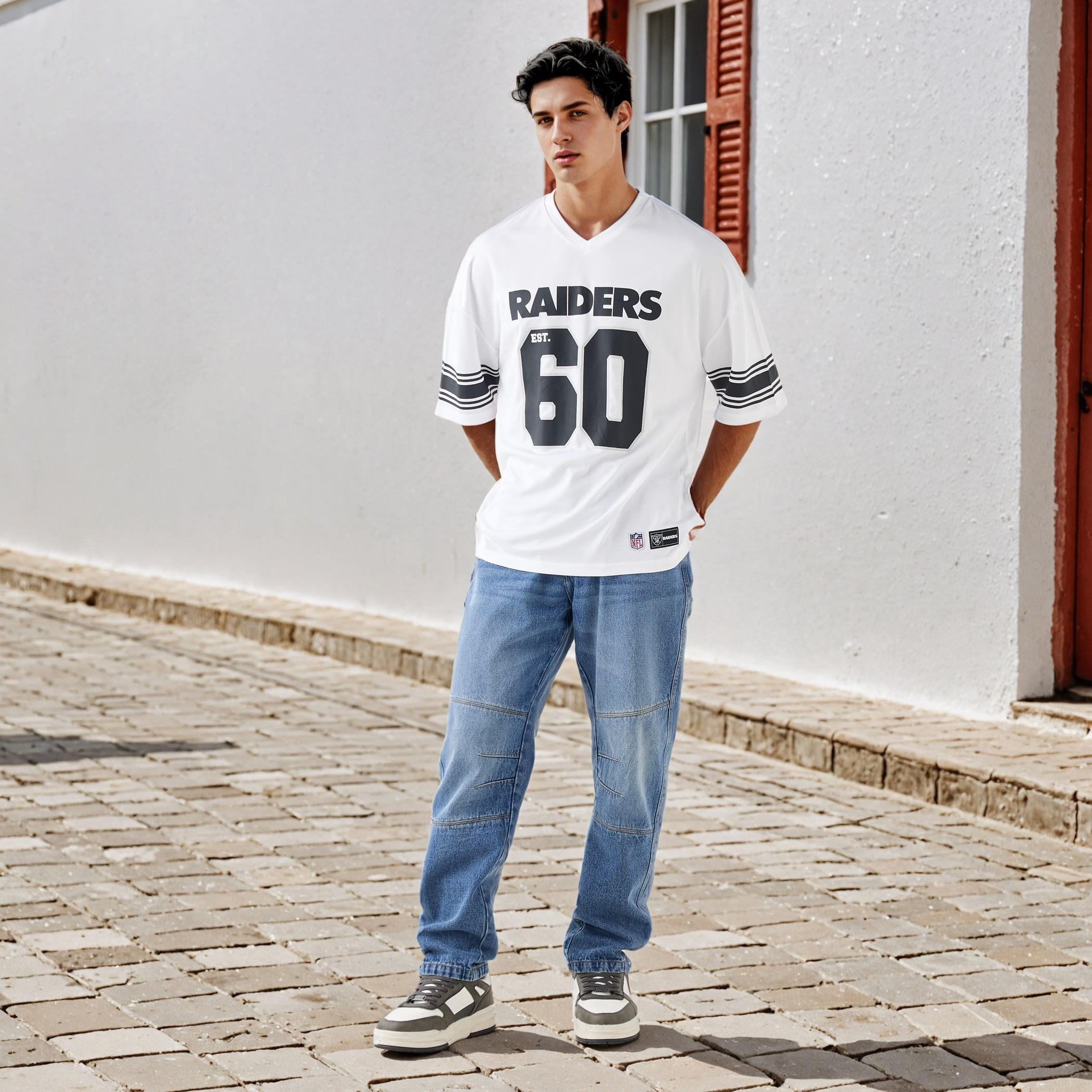 بنطلون جينز بألواح وجيوب من لي كوبر-men-clothing-bottoms-jeans-image-4