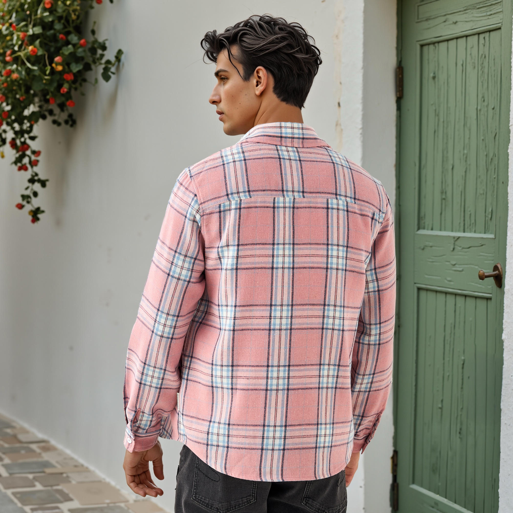Lee Cooper Regular Fit Checked Collared Shirt-men-clothing-shirts-image-4