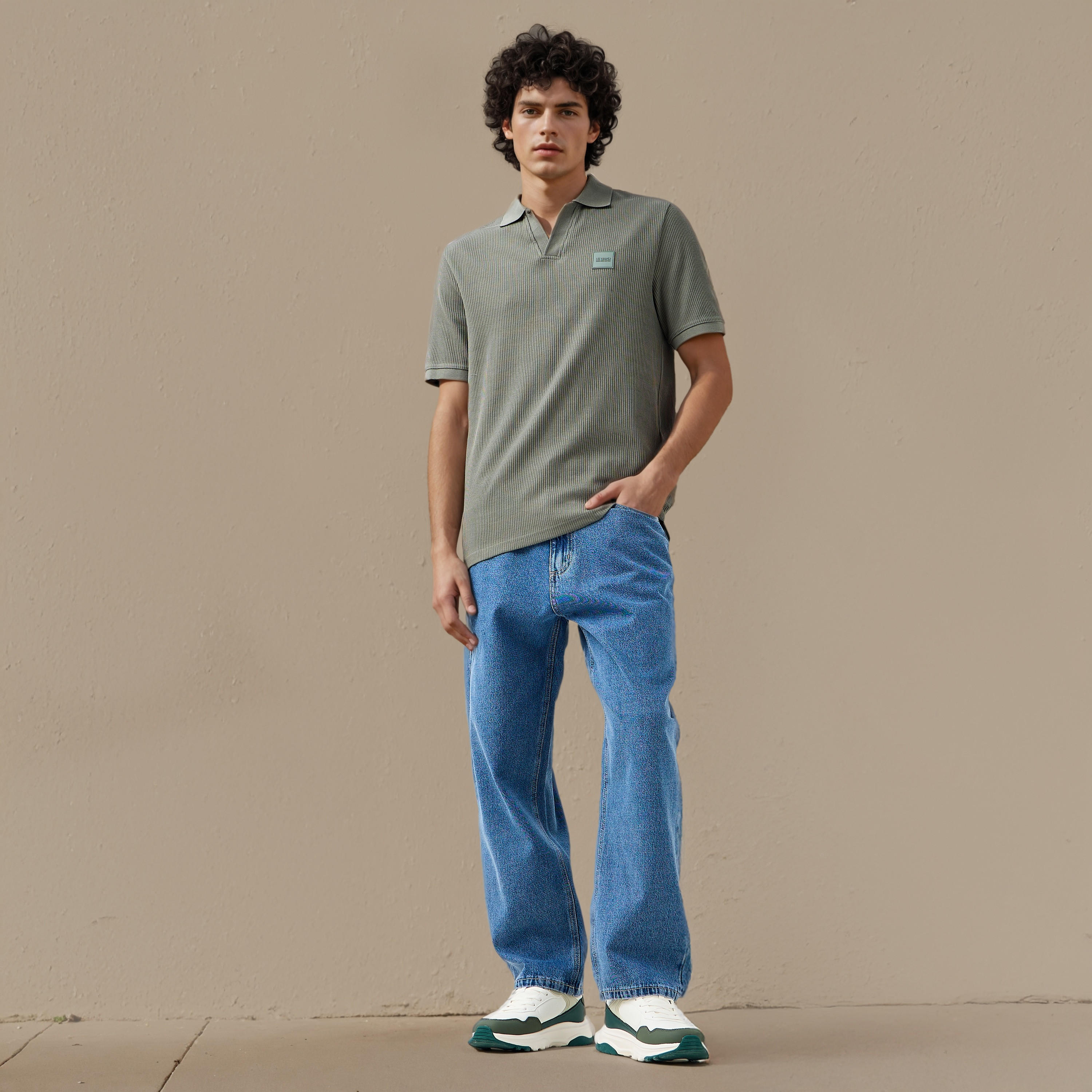 Lee Cooper Ribbed Polo T-shirt-men-clothing-tshirtsandpolos-polos-image-2
