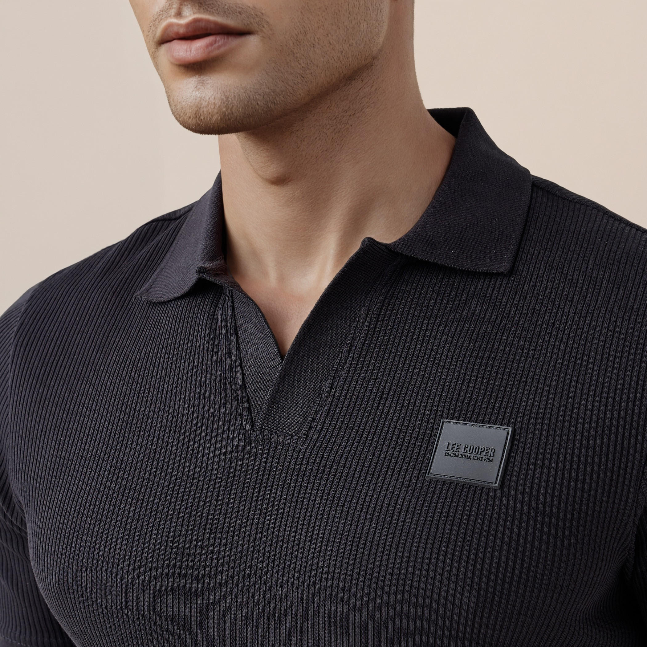 Lee Cooper Ribbed Polo T-shirt-men-clothing-tshirtsandpolos-polos-image-4