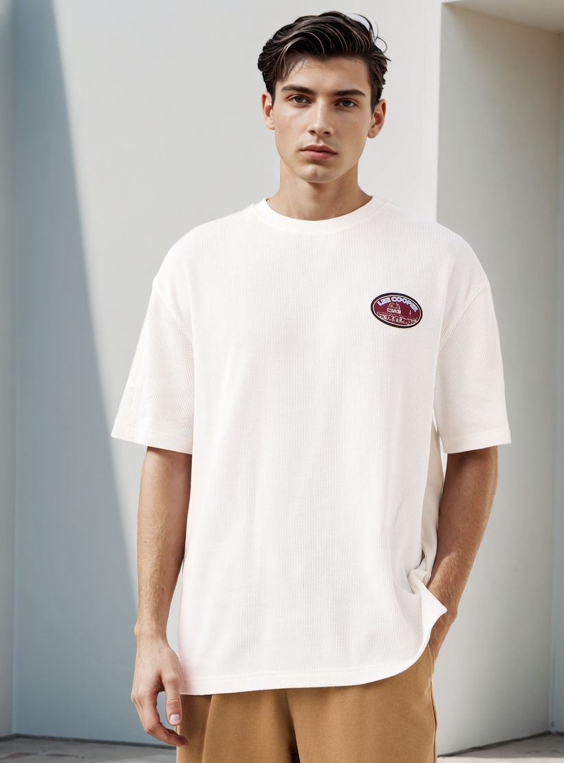 Lee Cooper Printed Crew Neck T-shirt-men-clothing-tshirtsandpolos-tshirts-image-1