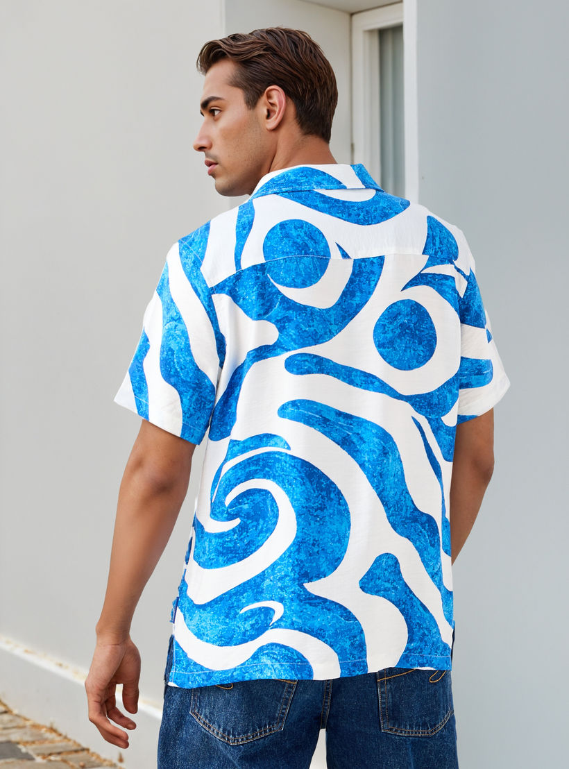 قميص بياقة كامب وطبعات من لي كوبر-men-clothing-shirts-image-3