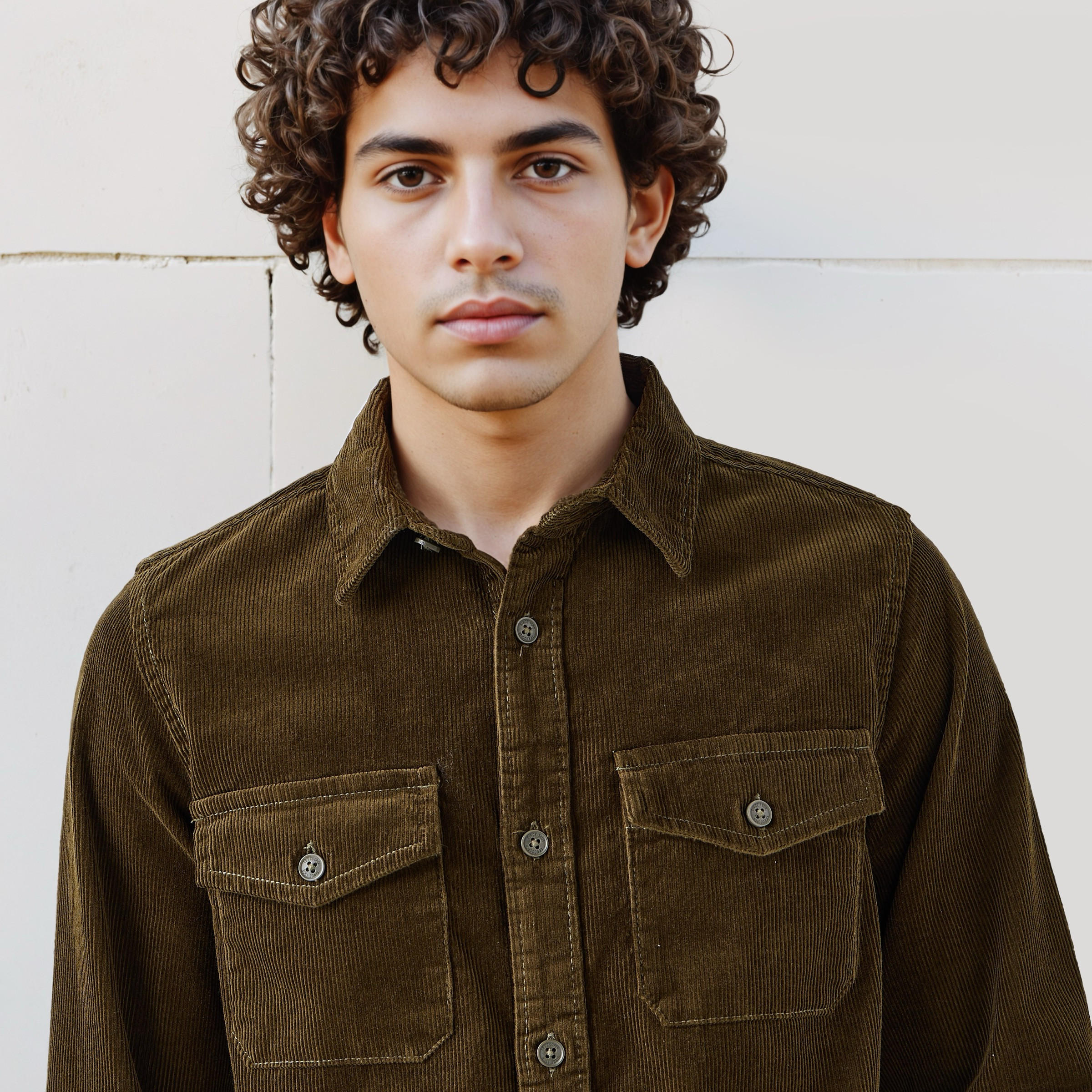 Lee Cooper Men's Relaxed Fit Textured Long Sleeve Shirt-men-clothing-shirts-image-5