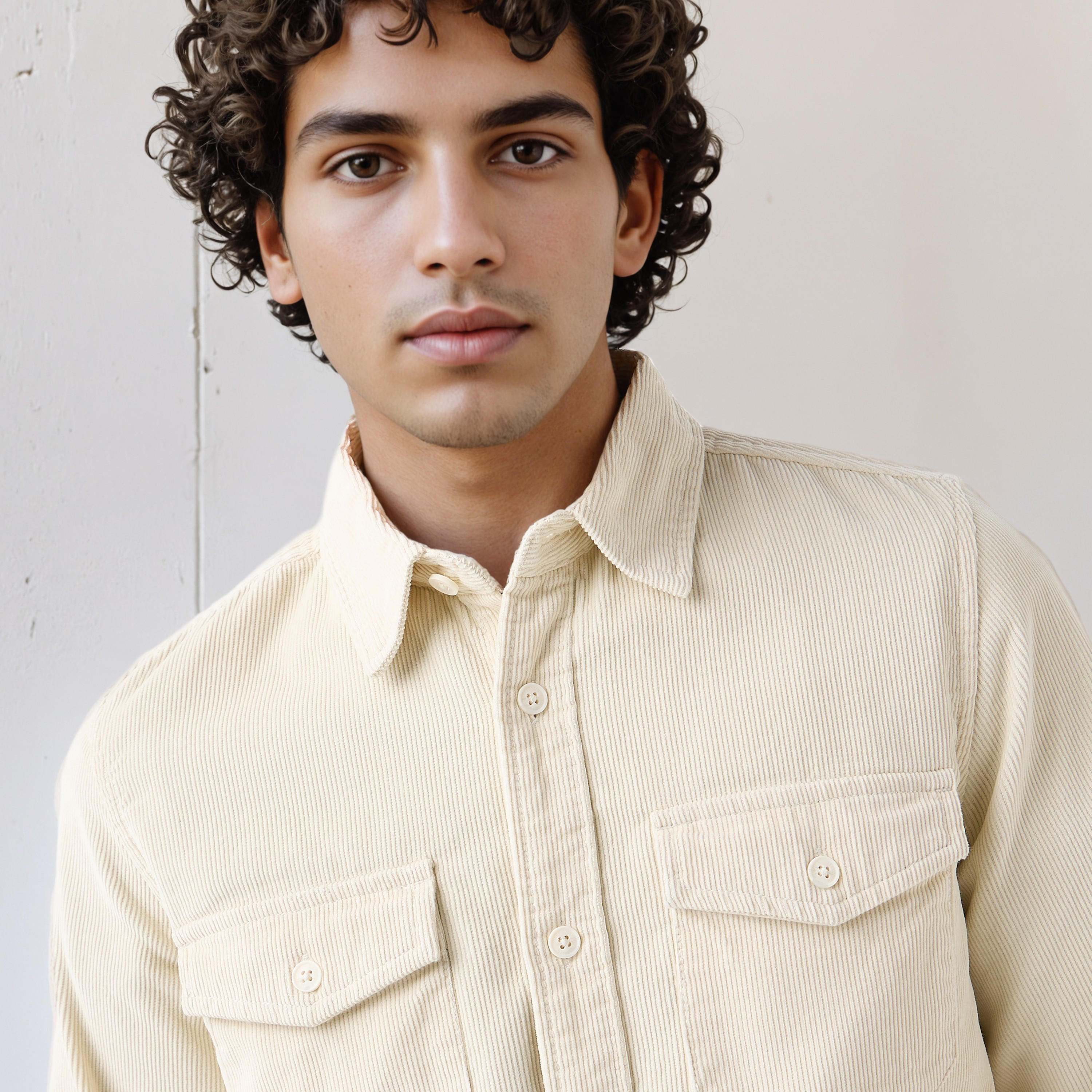 Lee Cooper Men's Relaxed Fit Textured Long Sleeve Shirt-men-clothing-shirts-image-4