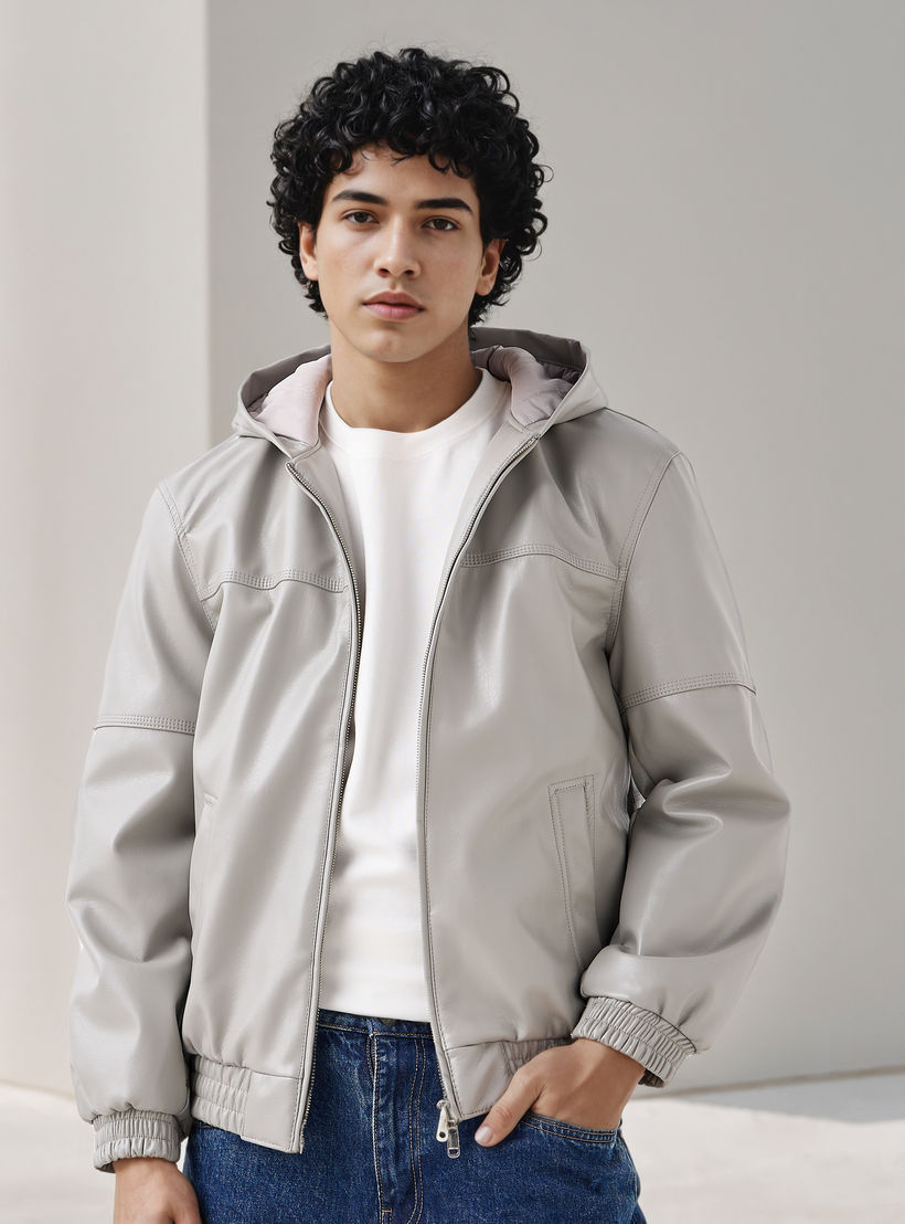 جاكيت بومبر رجالي بقبعة من لي كوبر-men-clothing-jacketsandblazers-jackets-image-5