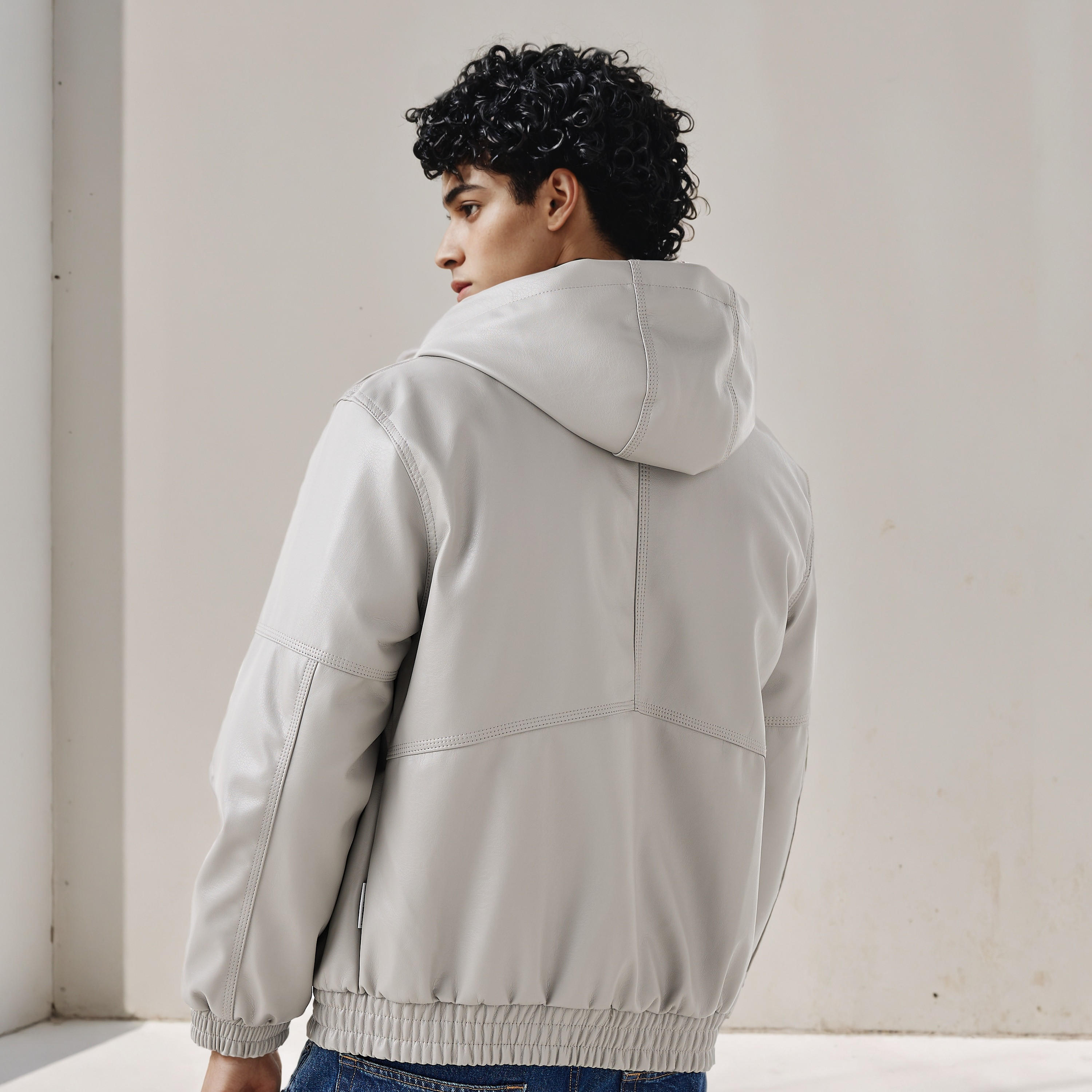 جاكيت بومبر رجالي بقبعة من لي كوبر-men-clothing-jacketsandblazers-jackets-image-3