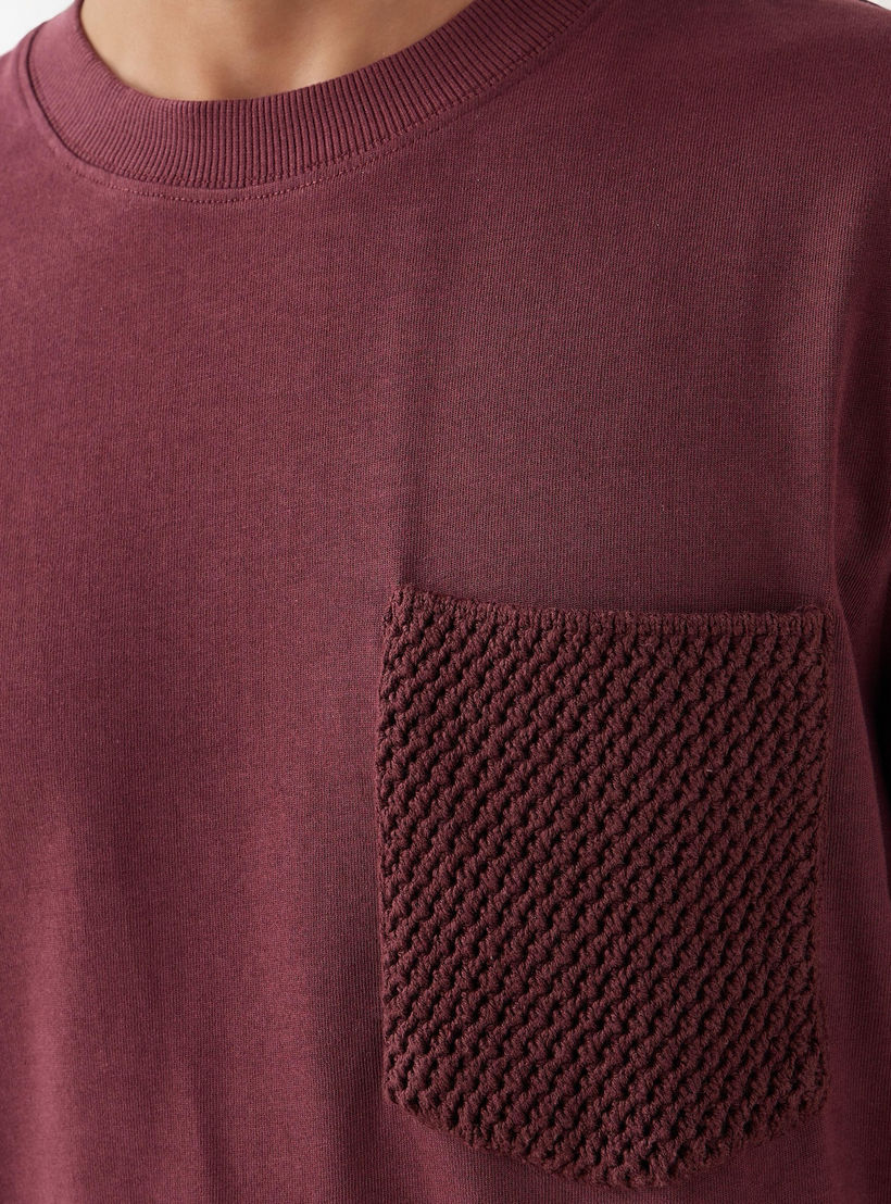 Lee Cooper Regular Fit T-shirt with Crochet Pocket-men-clothing-tshirtsandpolos-tshirts-image-5