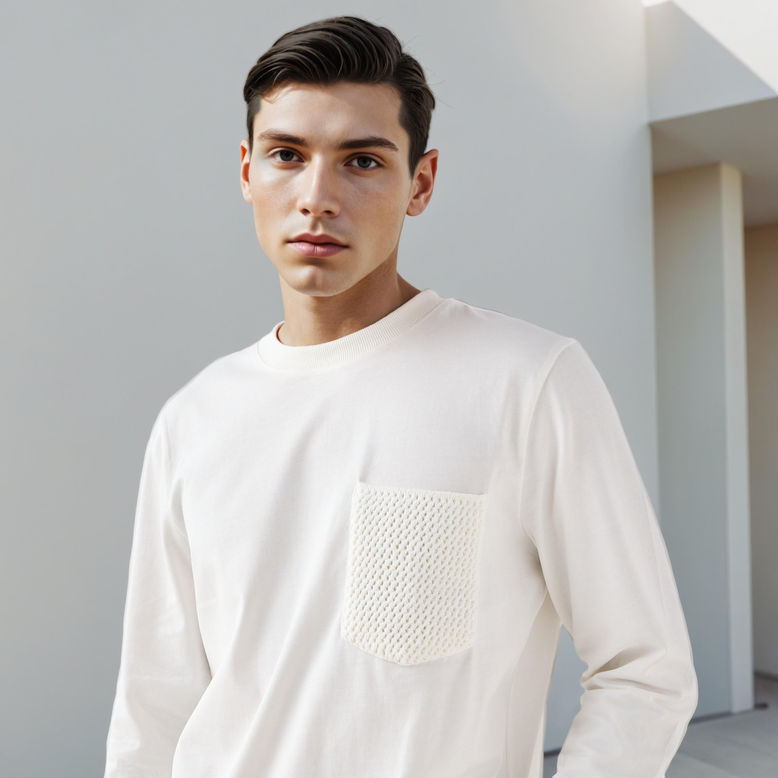 Lee Cooper Regular Fit T-shirt with Crochet Pocket-men-clothing-tshirtsandpolos-tshirts-image-4