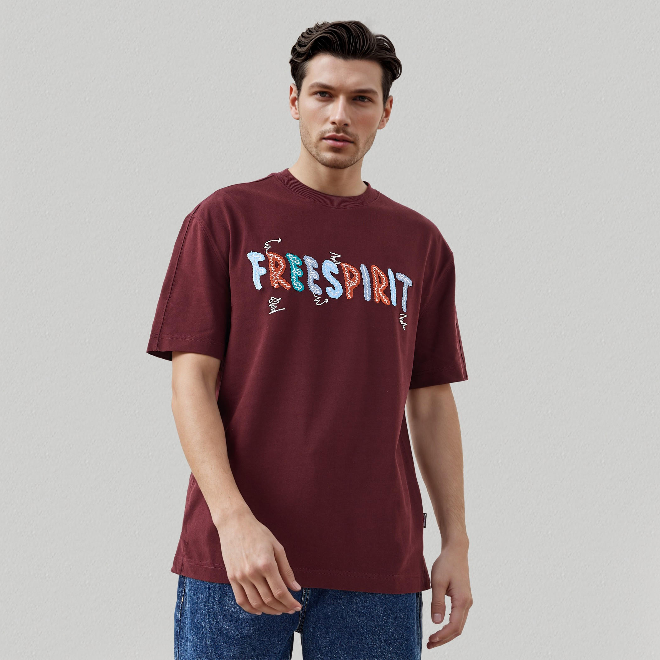 Lee Cooper Embroidered T-shirt-men-clothing-tshirtsandpolos-tshirts-image-1