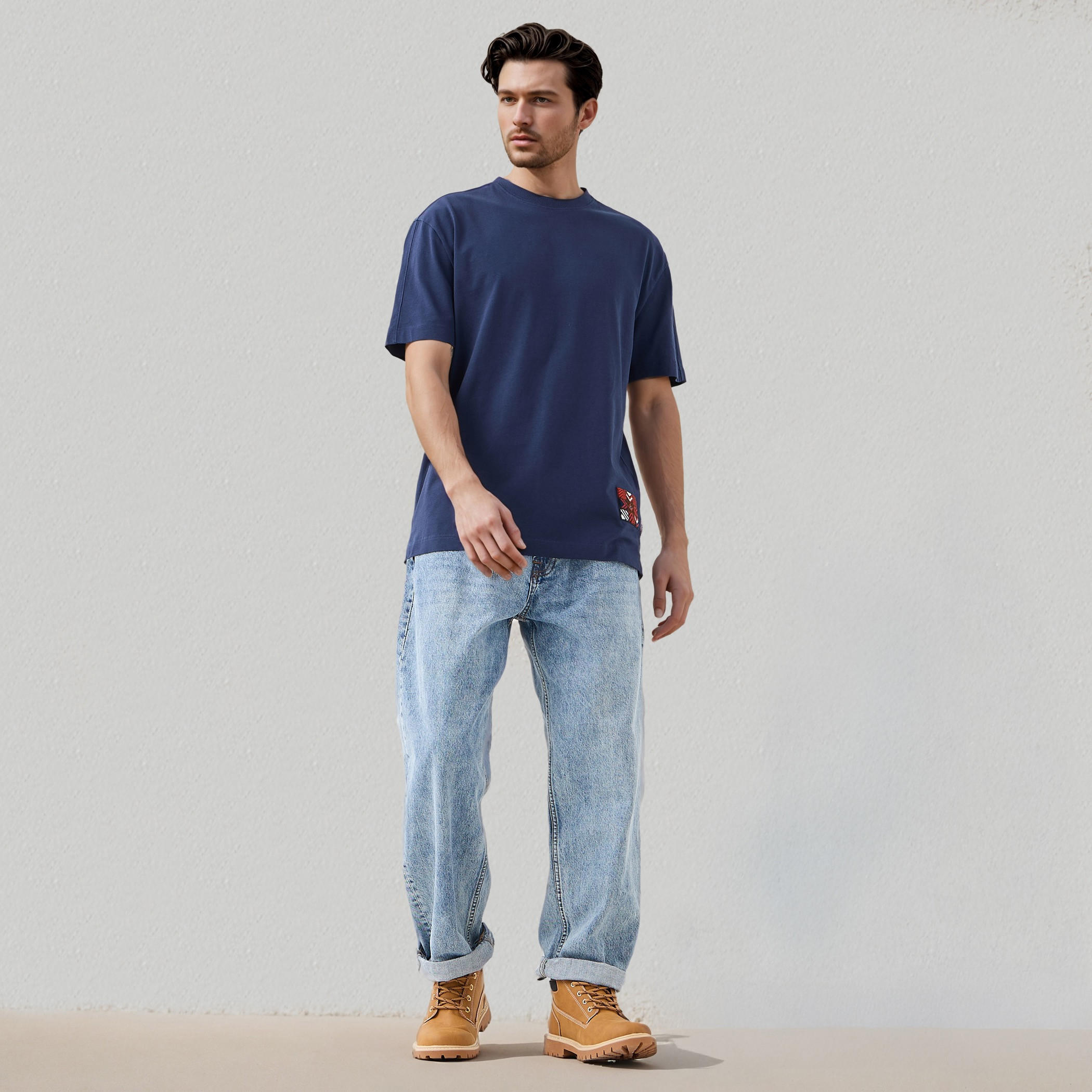 Lee Cooper Embroidered T-shirt-men-clothing-tshirtsandpolos-tshirts-image-2