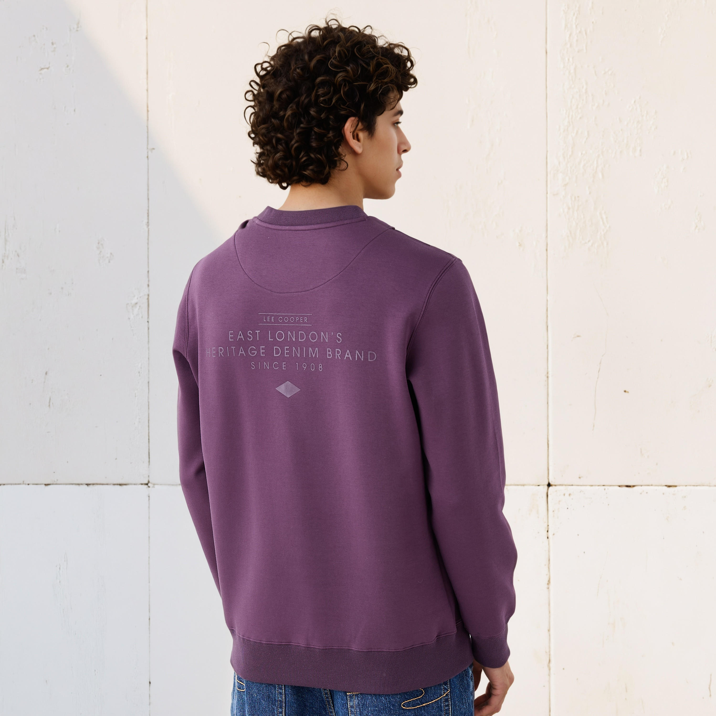 Lee Cooper Men Regular Fit Logo Print Cotton Sweatshirt-men-winterwear-hoodiesandsweatshirts-image-3
