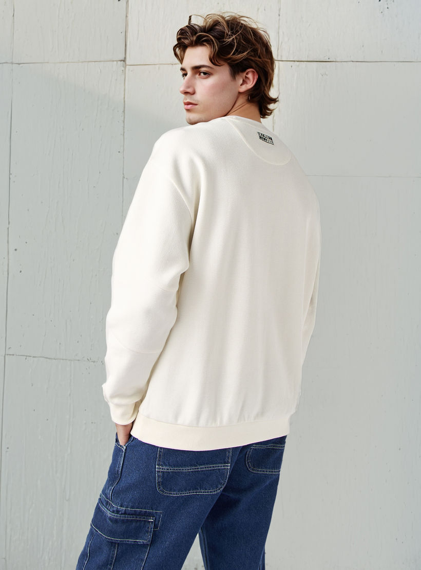 Lee Cooper Textured Pique Sweatshirt-men-winterwear-hoodiesandsweatshirts-image-4