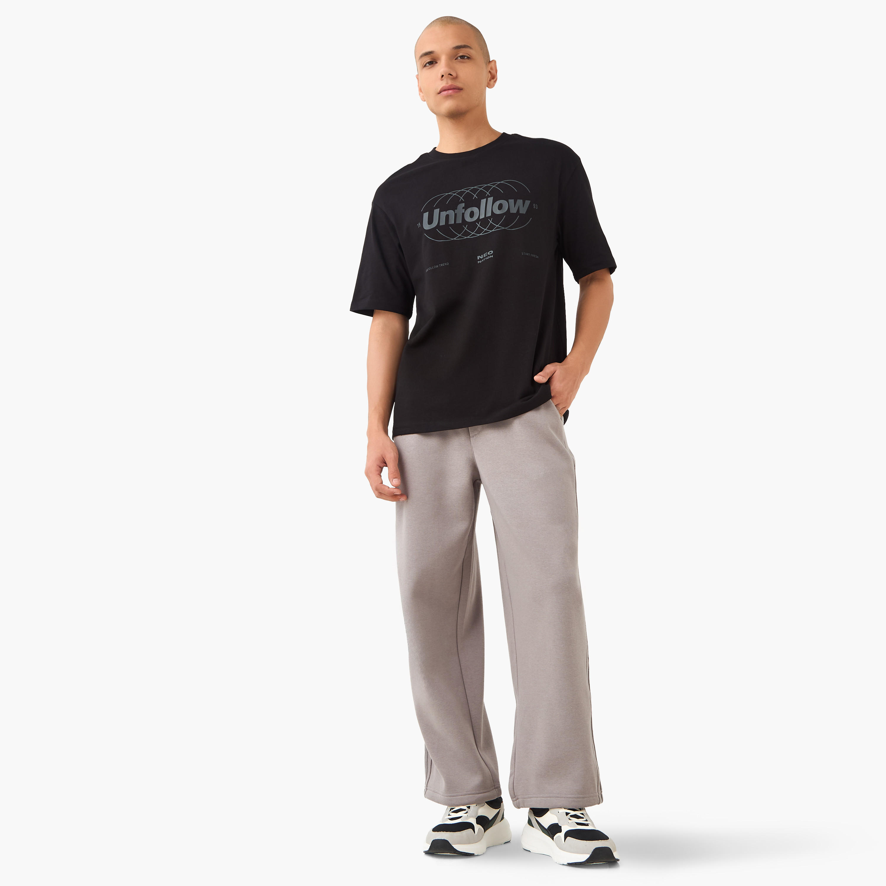 بنطلون قطن بقصة باجي للرجال من لي كوبر-men-clothing-bottoms-joggers-image-4