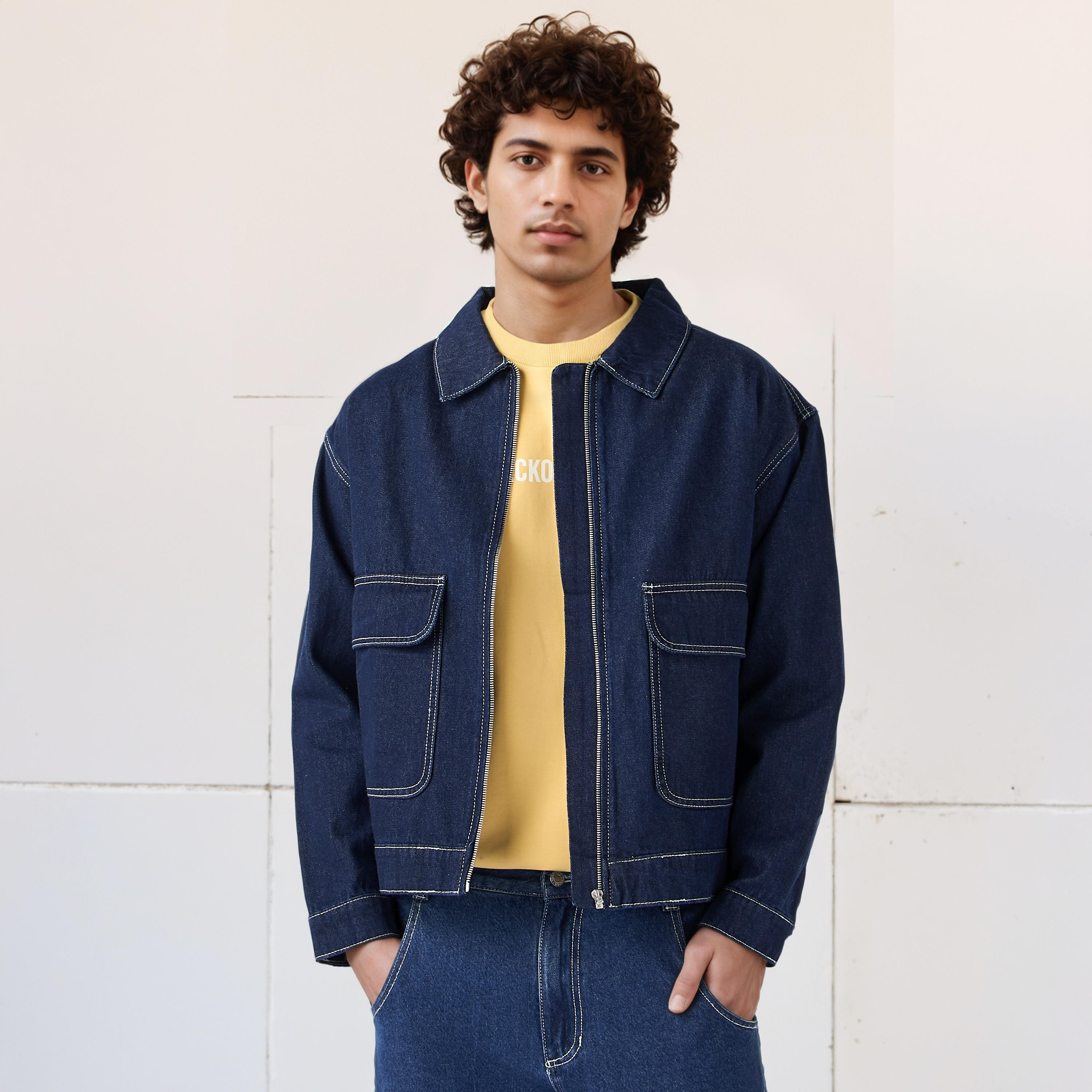 جاكيت تراكر بسحاب من لي كوبر-men-clothing-jacketsandblazers-jackets-image-6