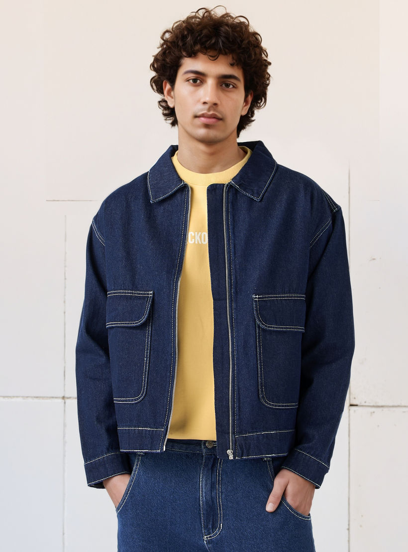 جاكيت تراكر بسحاب من لي كوبر-men-clothing-jacketsandblazers-jackets-image-6