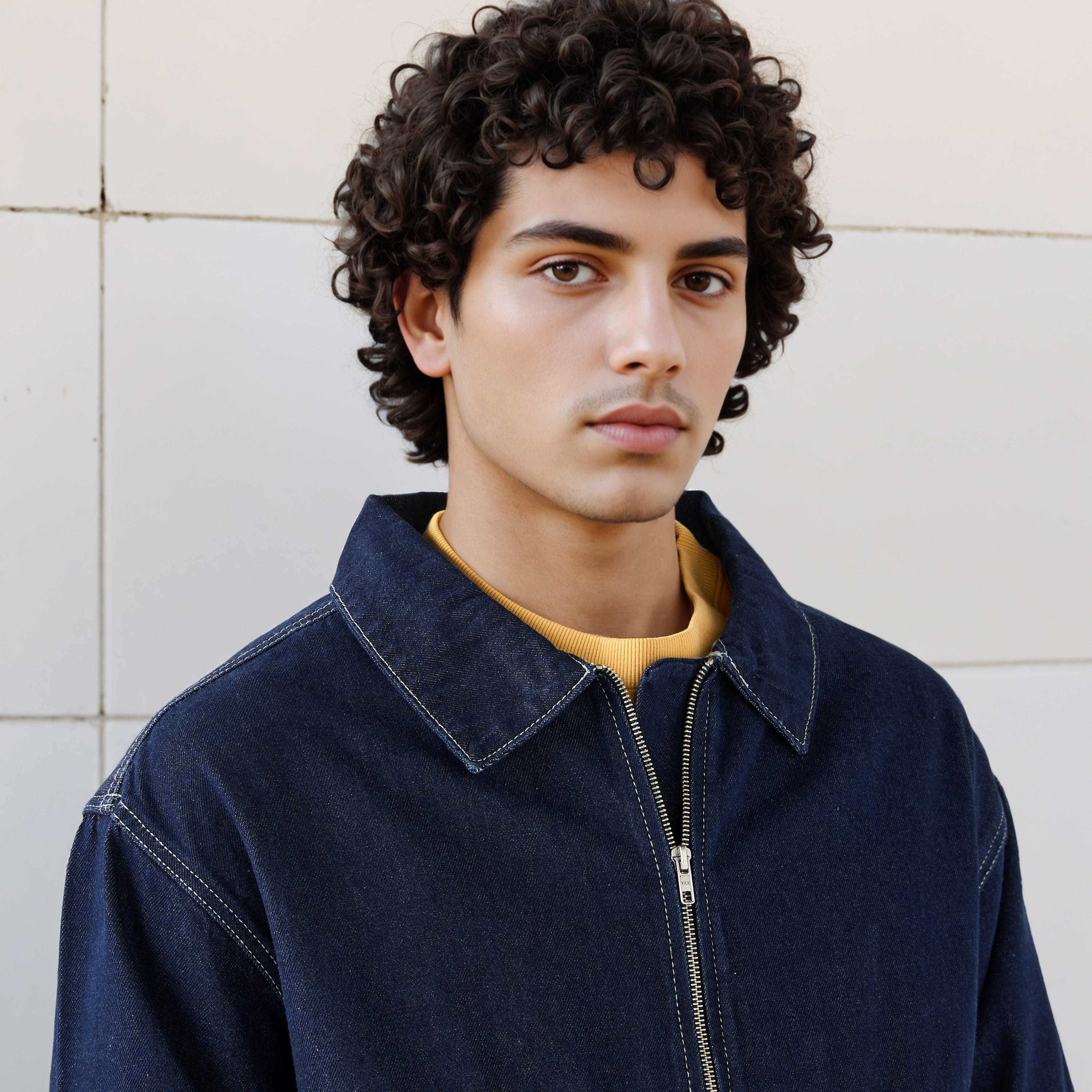 جاكيت تراكر بسحاب من لي كوبر-men-clothing-jacketsandblazers-jackets-image-3